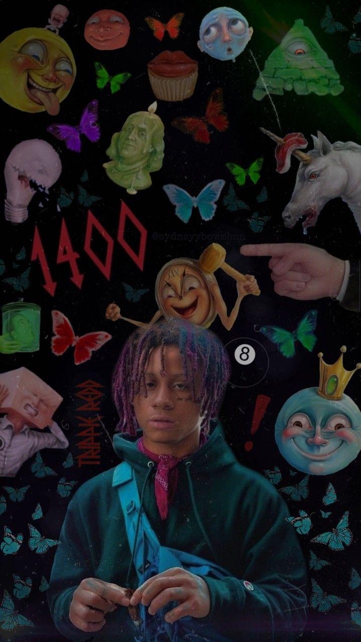 719x1280 Trippie Redd Wallpaper for mobile phone, tablet, desktop computer and other devices HD and 4K wallpaper. Trippie redd, Trippy iphone wallpaper, Rap wallpaper