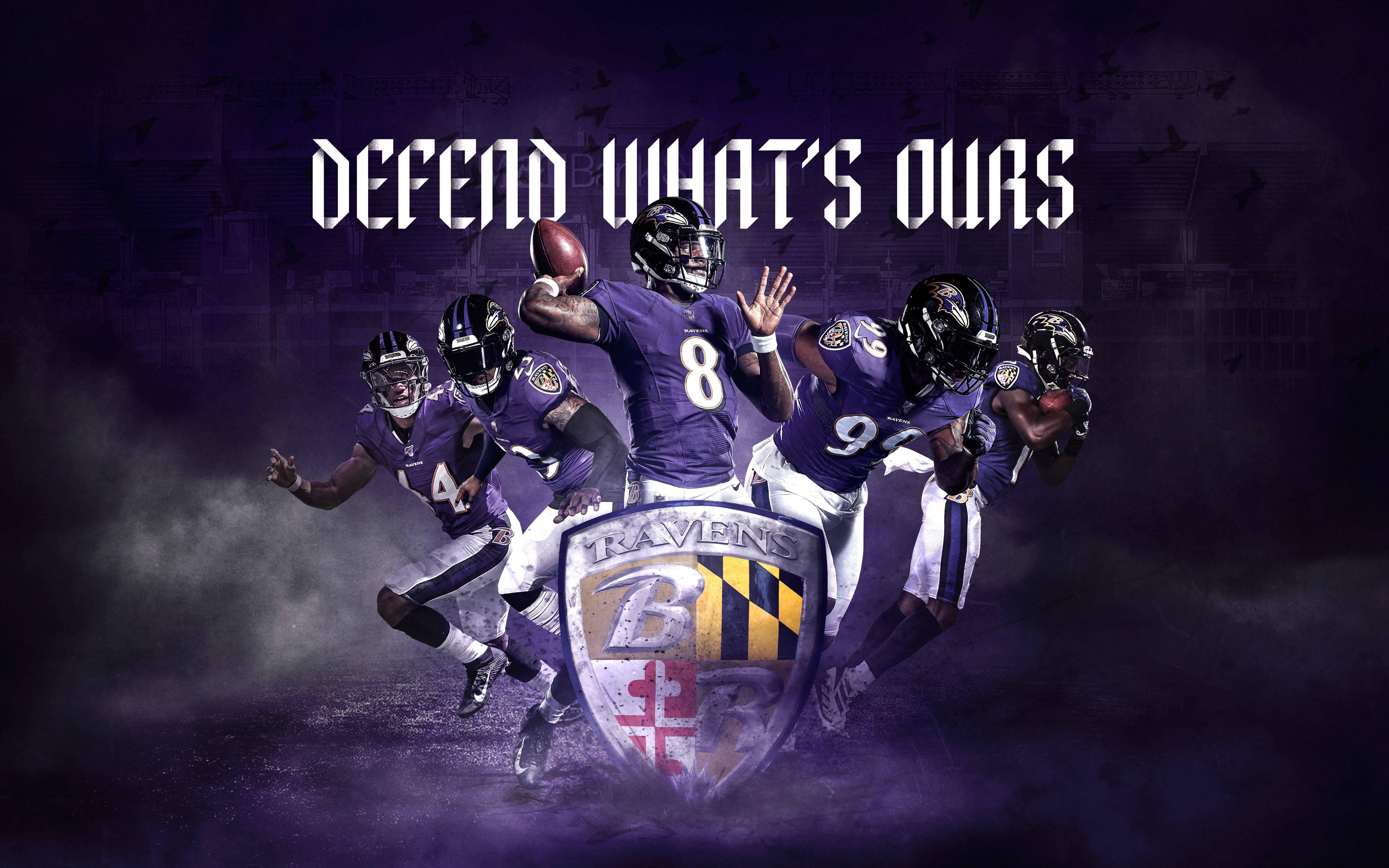 4800x3000 Download Baltimore Ravens Teaser Sports Poster Wallpaper