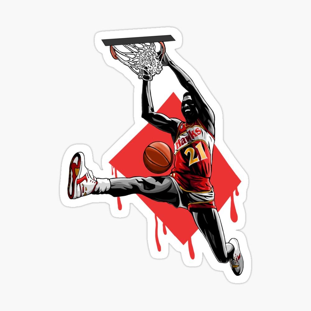 1000x1000 NBA Legends Dominique Wilkins Photographic Print By Jonny Vision