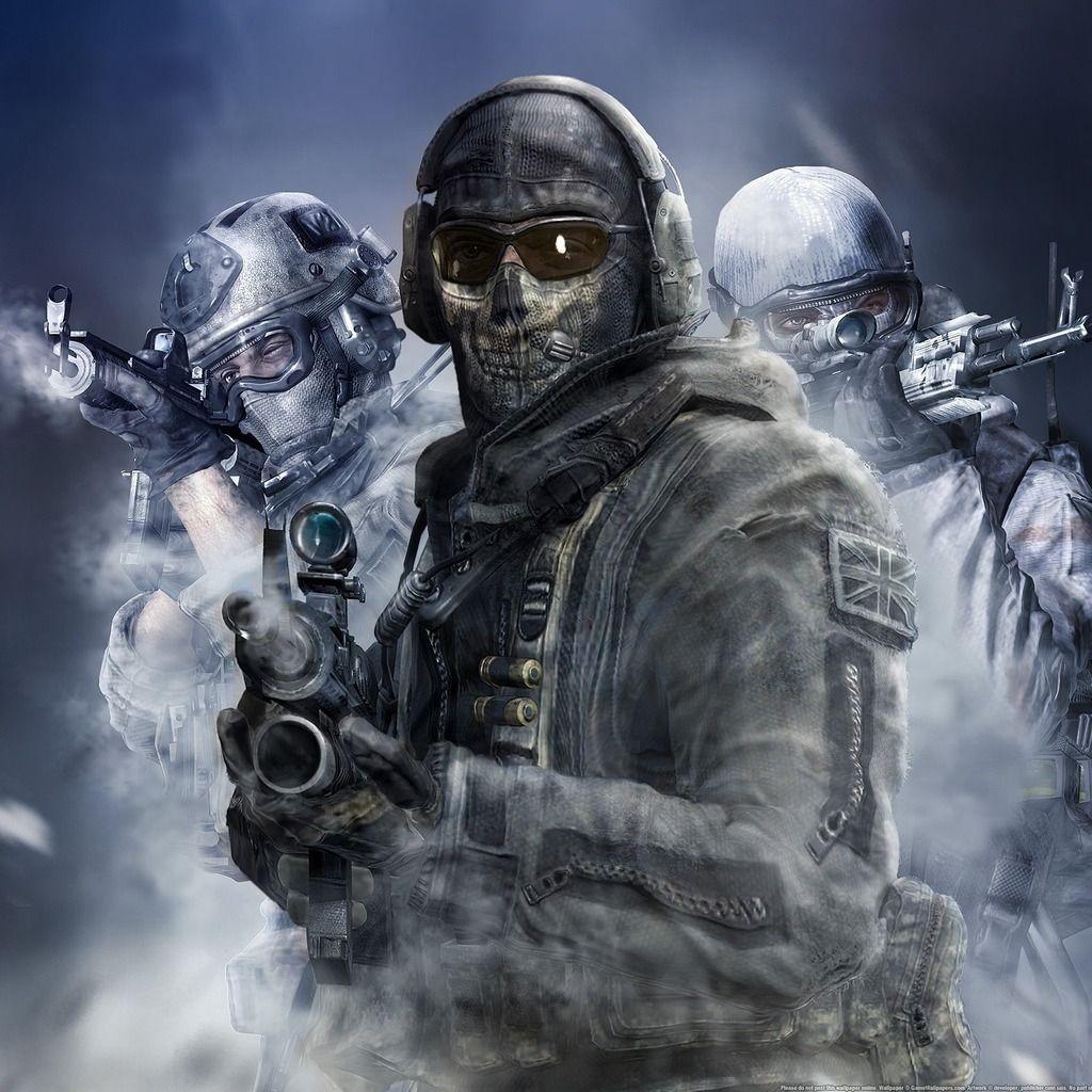 1024x1024 Call Of Duty Modern Warfare Tablet wallpaper and background. Games