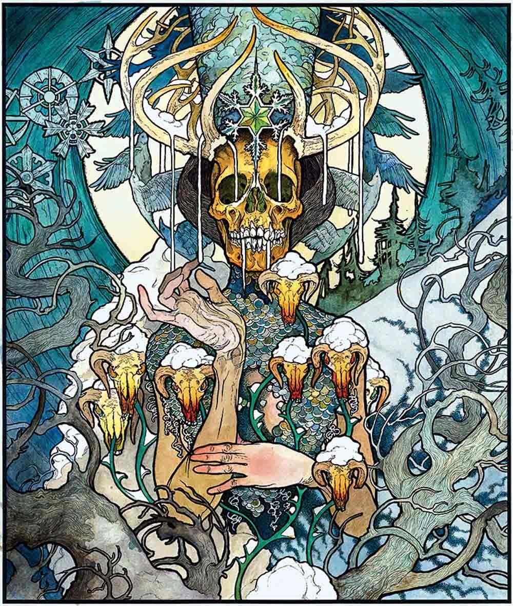1000x1181 Album art, John dyer, Skull art