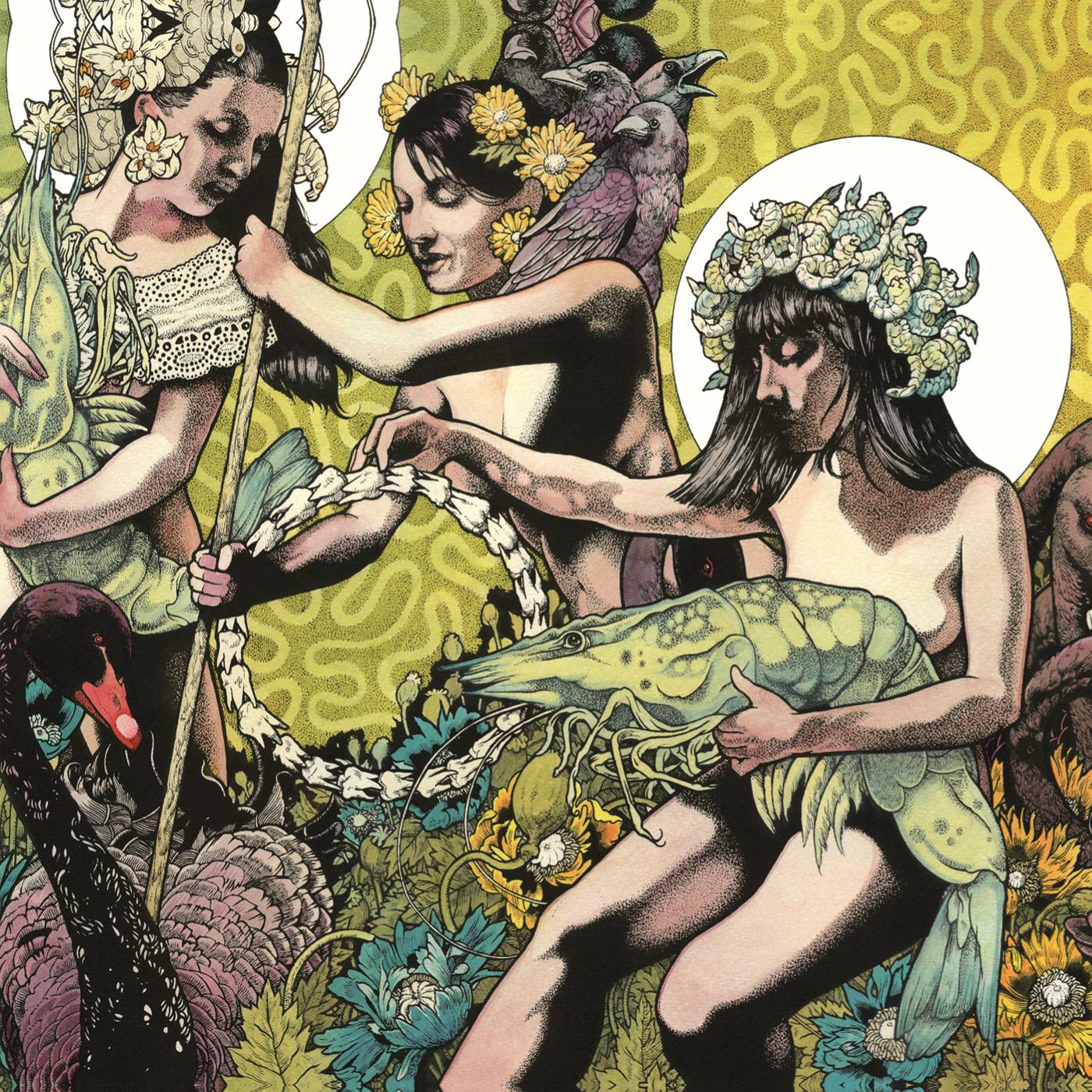 1400x1400 OC Art Blog. Yellow & Green by Baroness, artwork by John Dyer Baizley