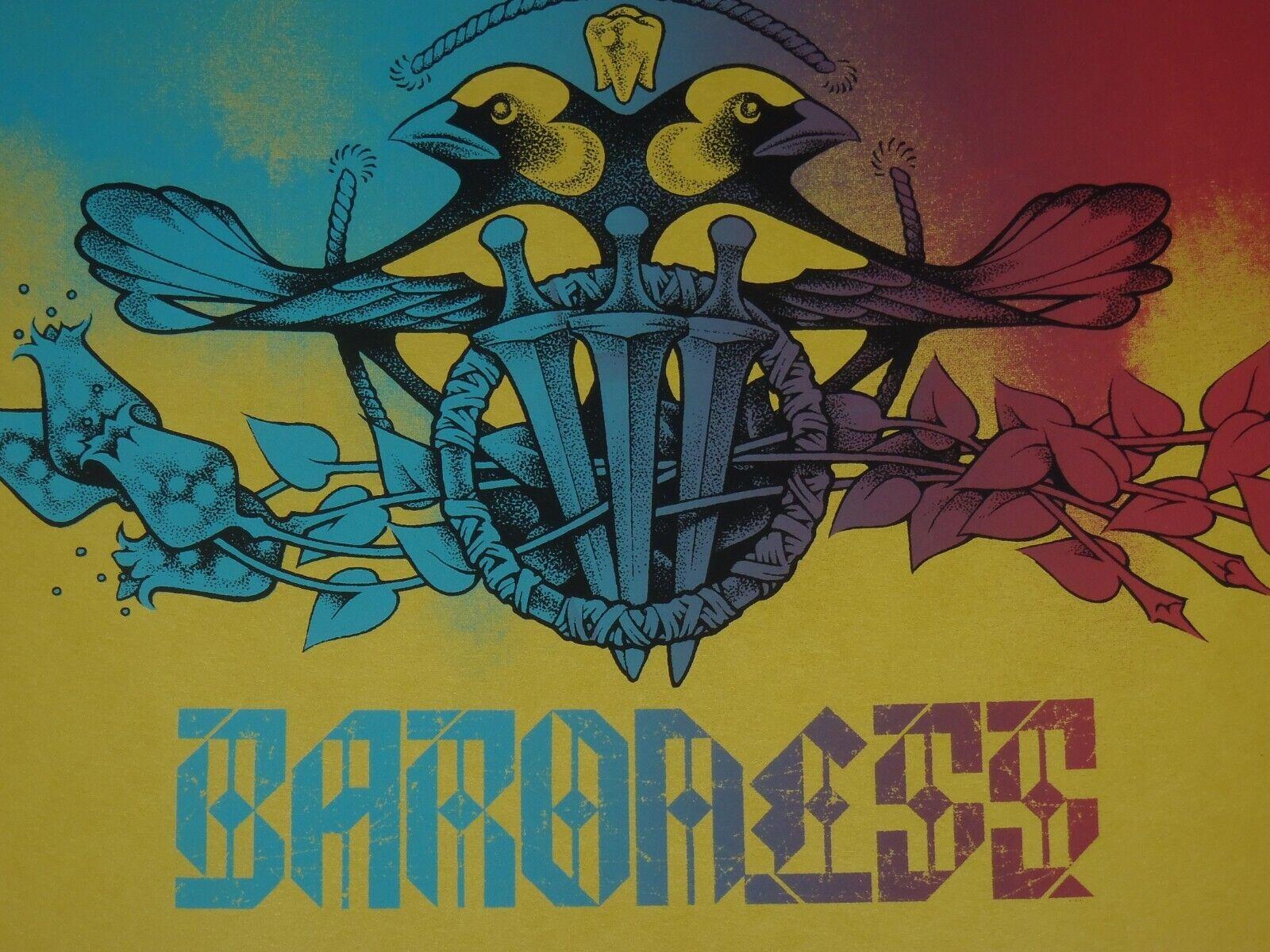 1600x1200 John Dyer Baizley Baroness handbill mini art print poster