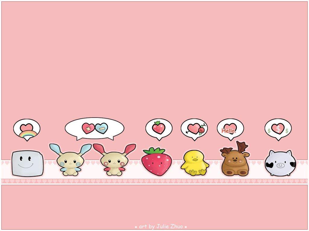 1024x768 Cute Cartoon Unicorn Wallpaper