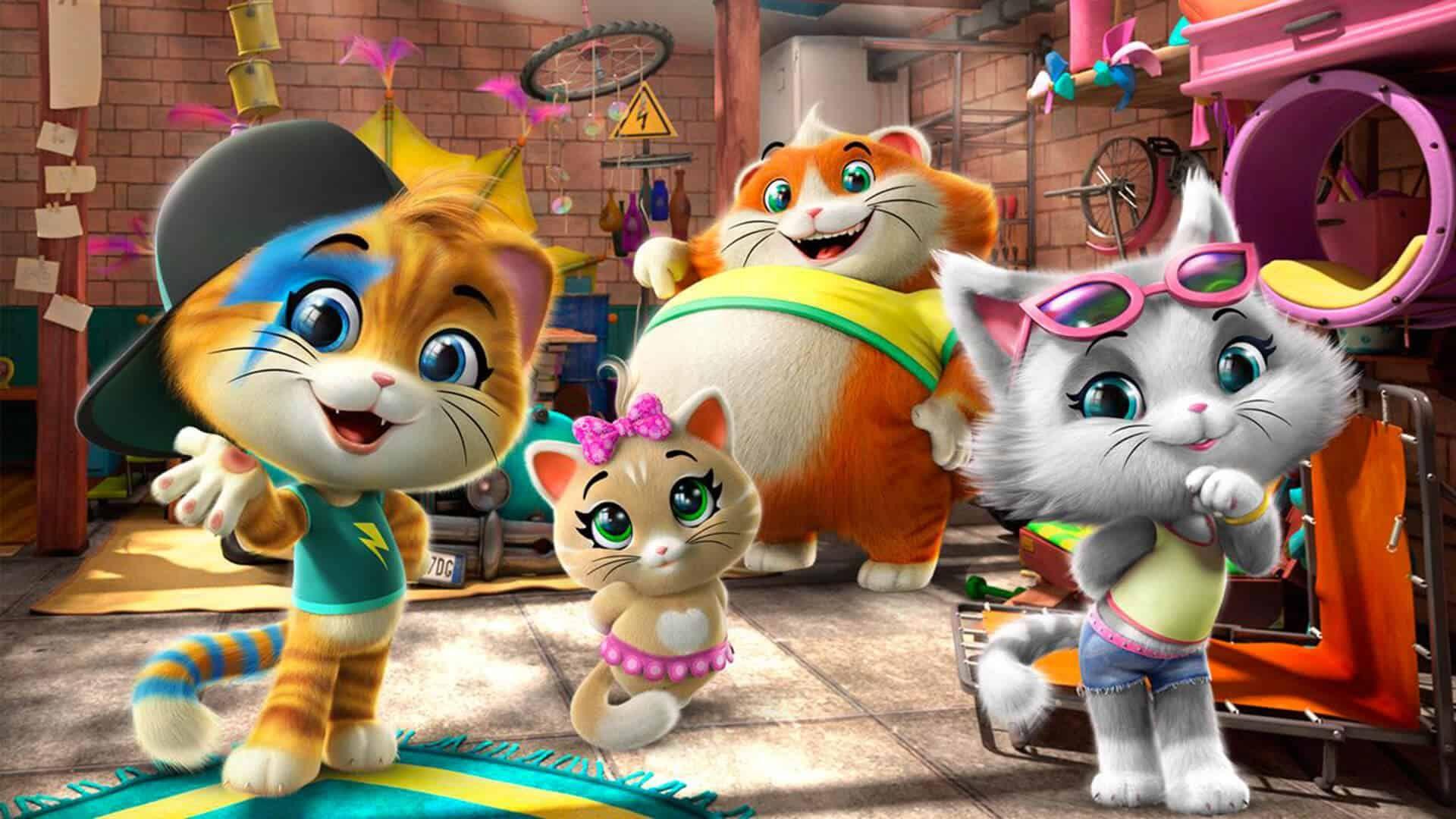 1920x1080 Cats Pilou Wallpaper