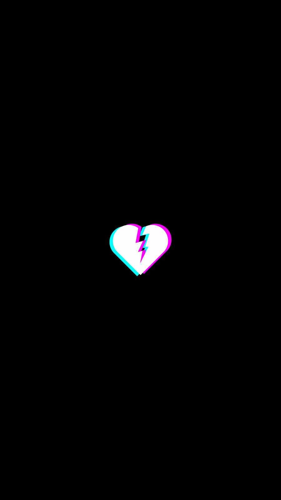 900x1600 Broken Heart Glitch Wallpaper : iPhone Wallpaper
