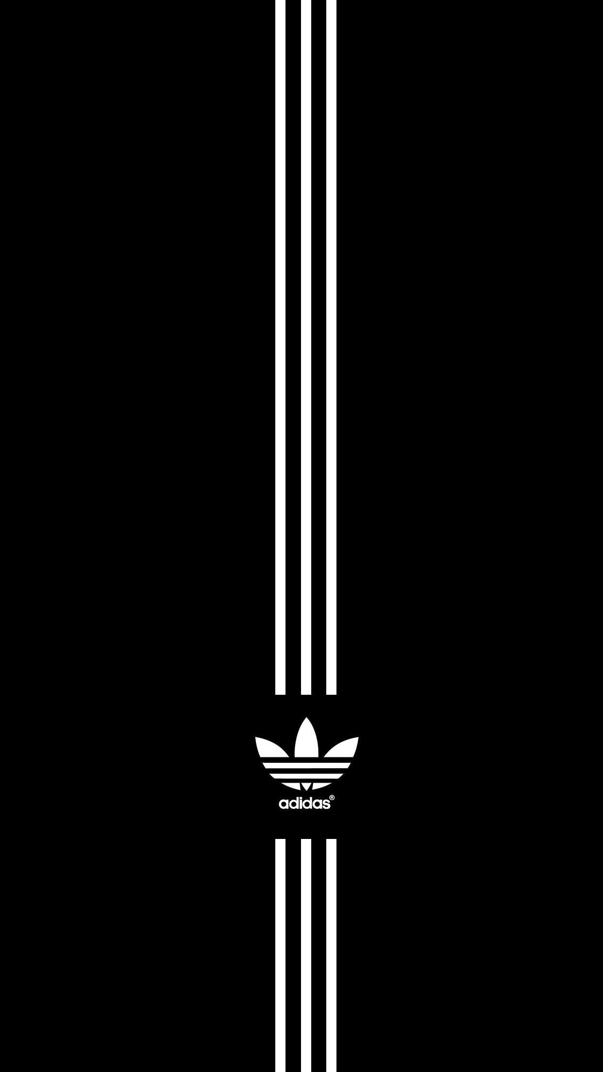 1242x2208 Adidas Logo HD Wallpaper