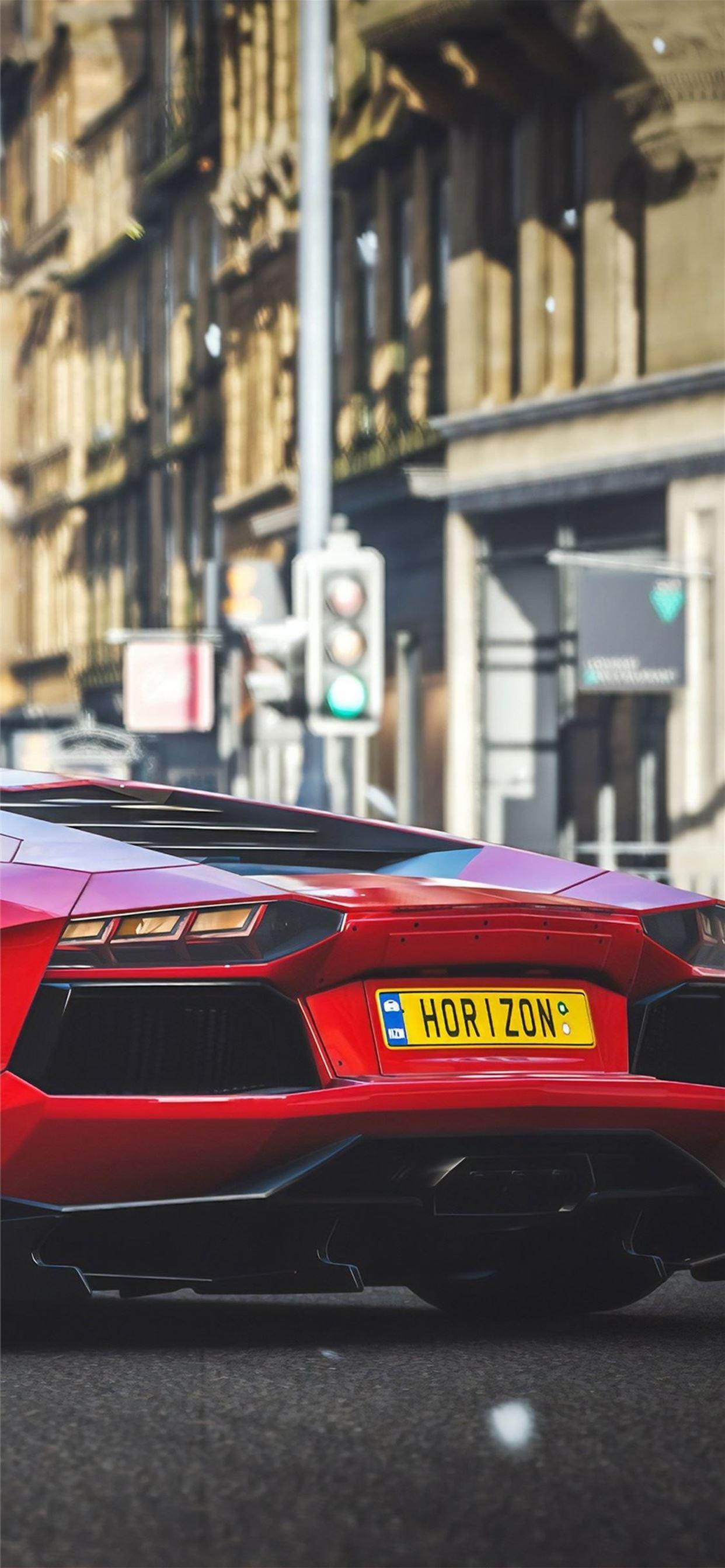 1242x2688 forza horizon 4 lambo 4k iPhone 11 Wallpaper Free Download