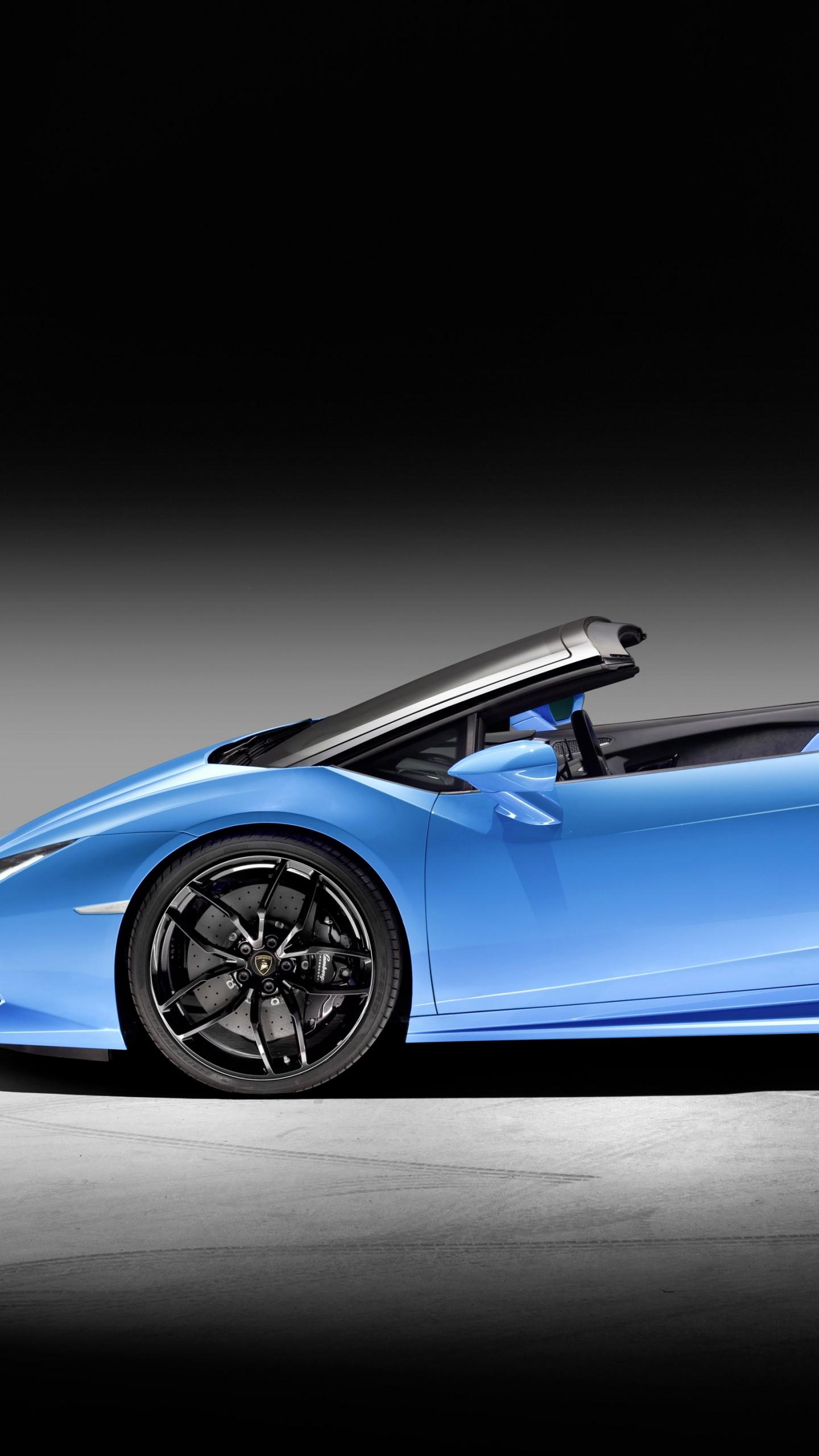 1440x2560 Wallpaper Lamborghini Huracan LP610 4 Spyder, Supercar, Blue, Luxury Cars, Sports Car, Test Drive, Cars & Bikes