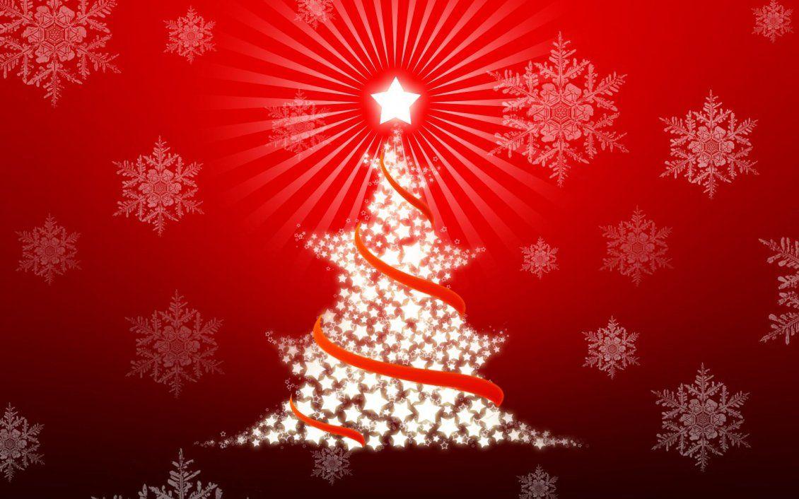 1130x706 Cute red Christmas tree made