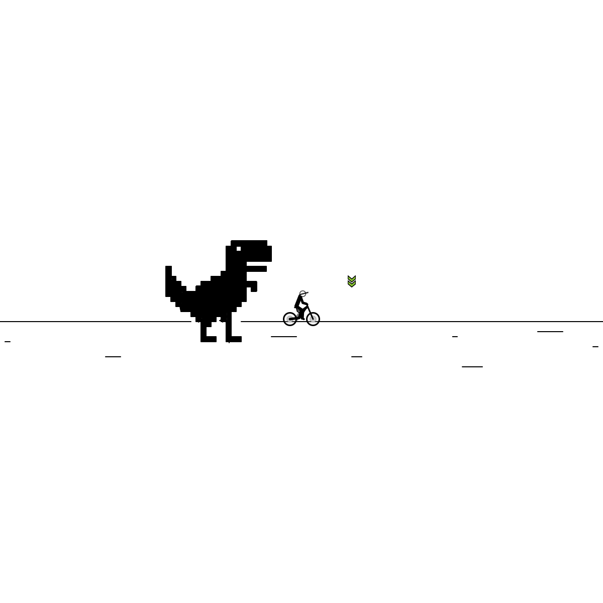 1200x1200 Dino Game Like to Continue by Overthrown. Free Rider HD Track
