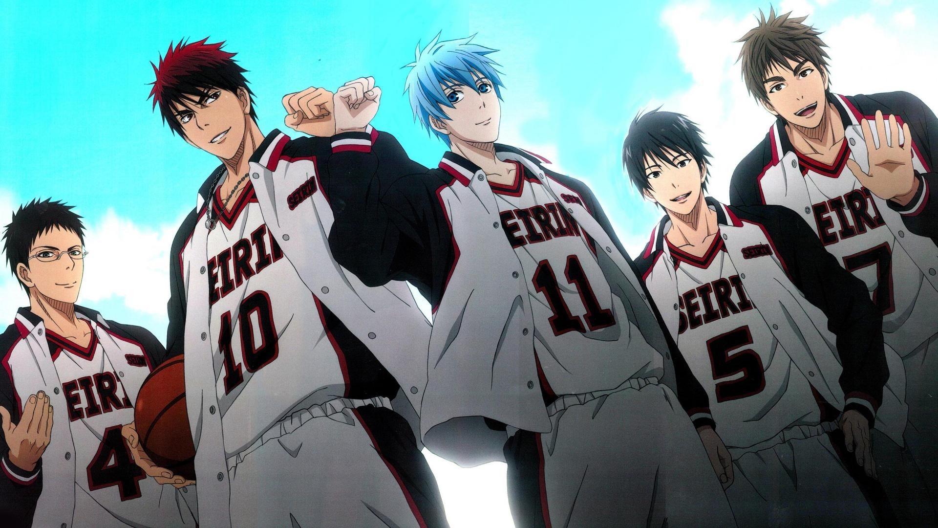 1920x1080 anime, Kuroko no Basket, blue, basketball, anime boys Gallery HD Wallpaper