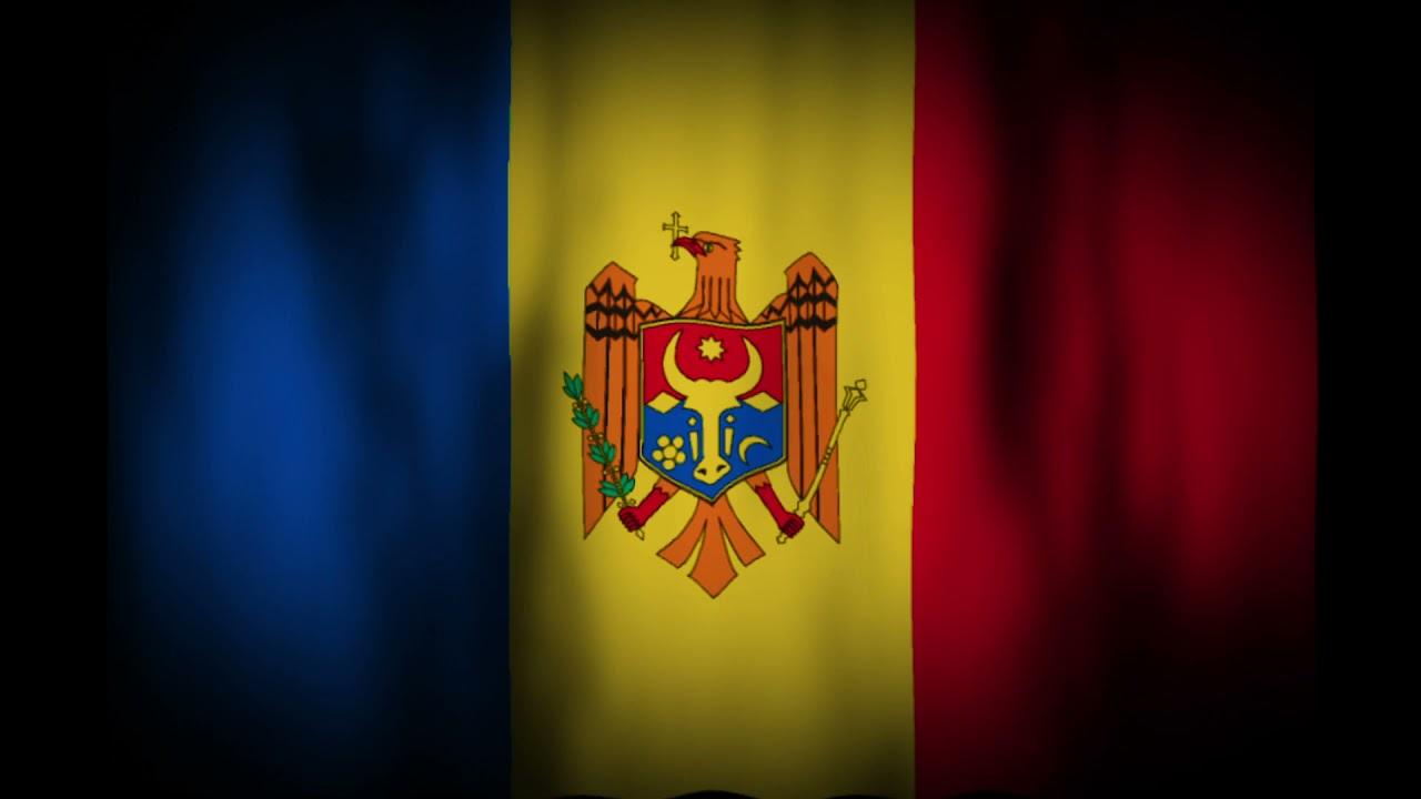 1280x720 モルドバの国旗 Flag of Moldova
