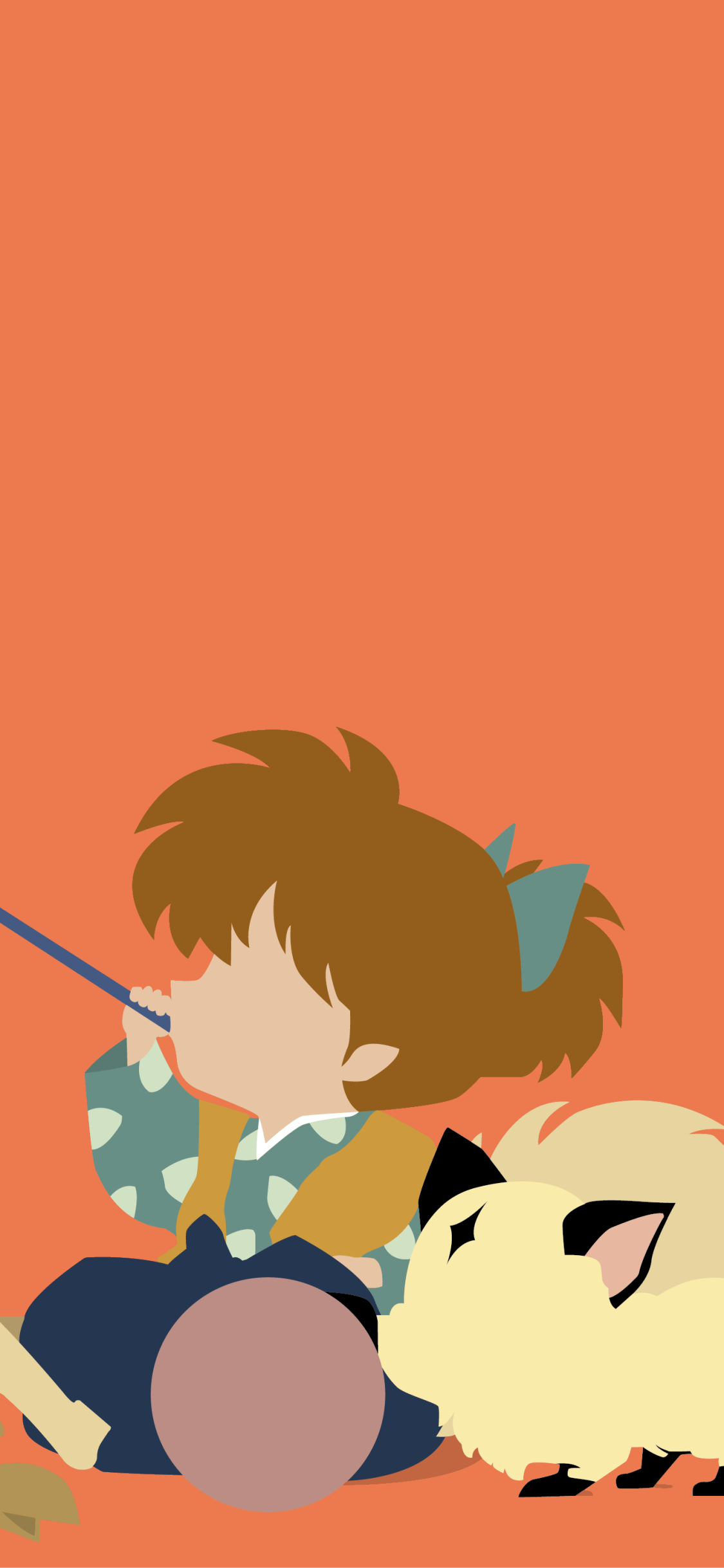 1125x2436 Wallpaper / Anime InuYasha Phone Wallpaper, Shippō (InuYasha), Kirara (InuYasha), 1125x2436 free download