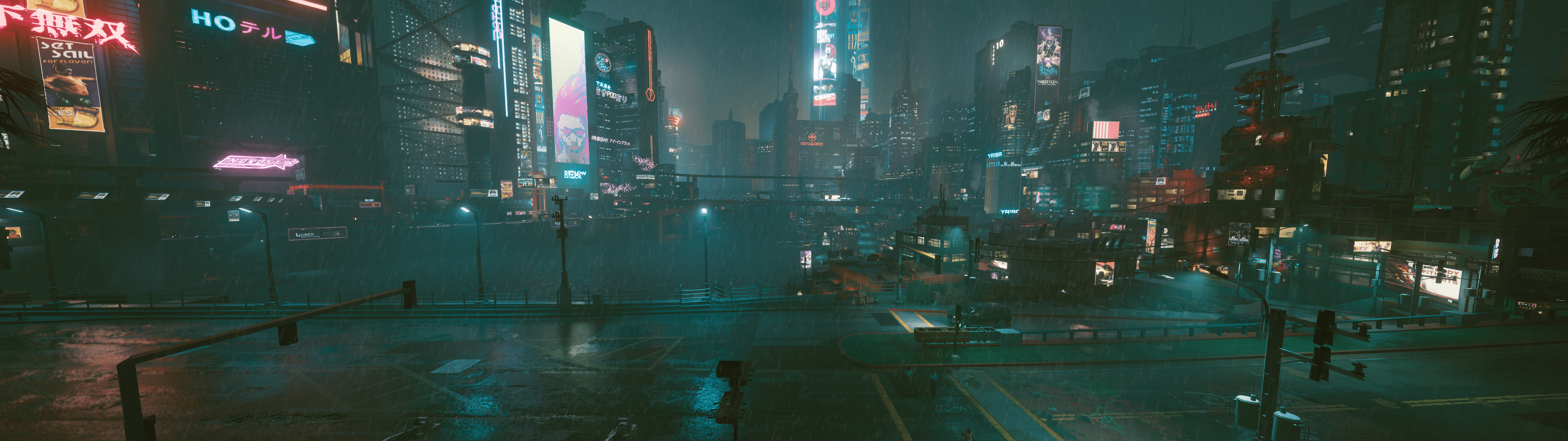 5120x1440 Wallpaper that I screenshotted for my new monitor