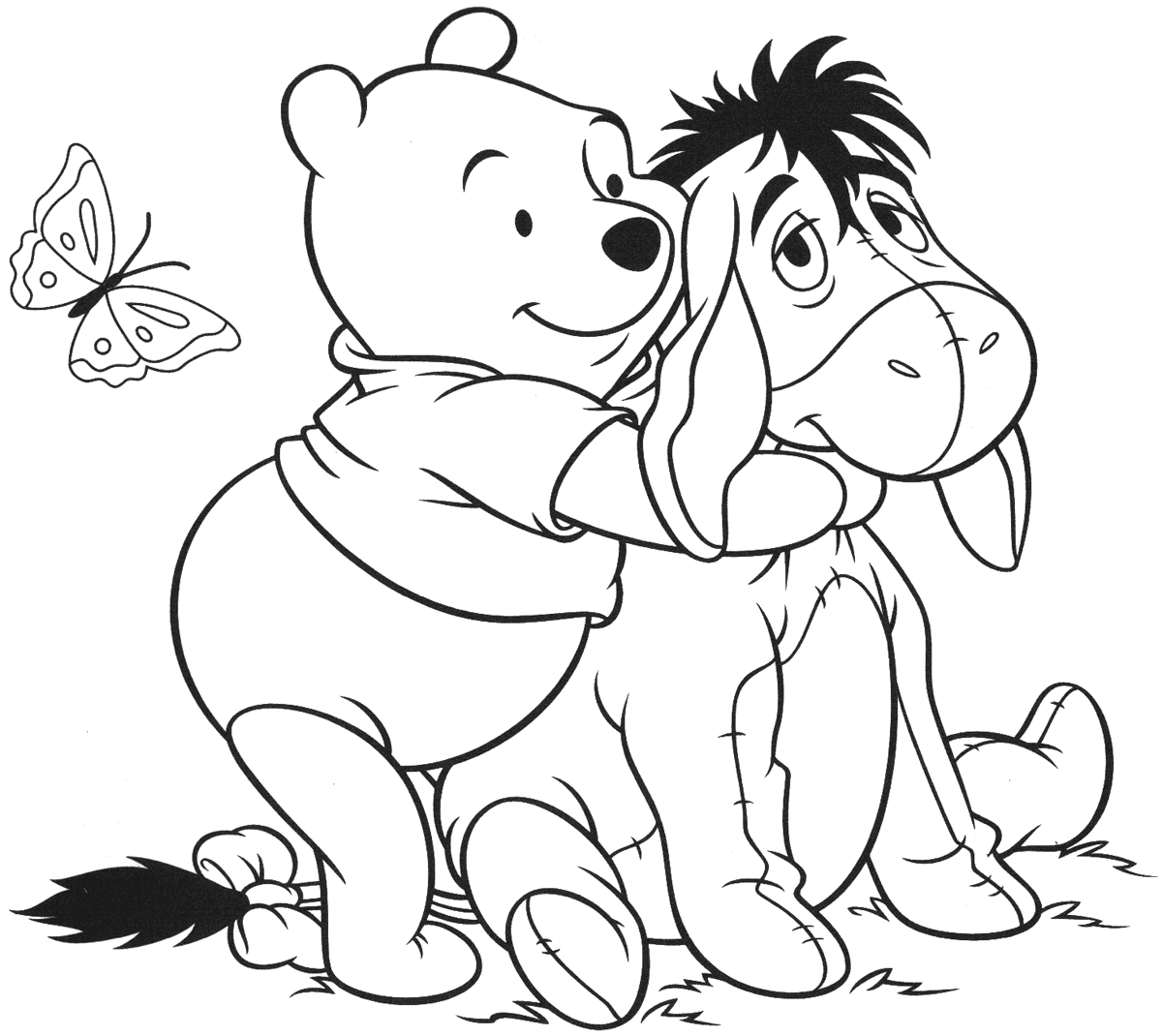 1200x1070 Free Printable Winnie The Pooh For Kids