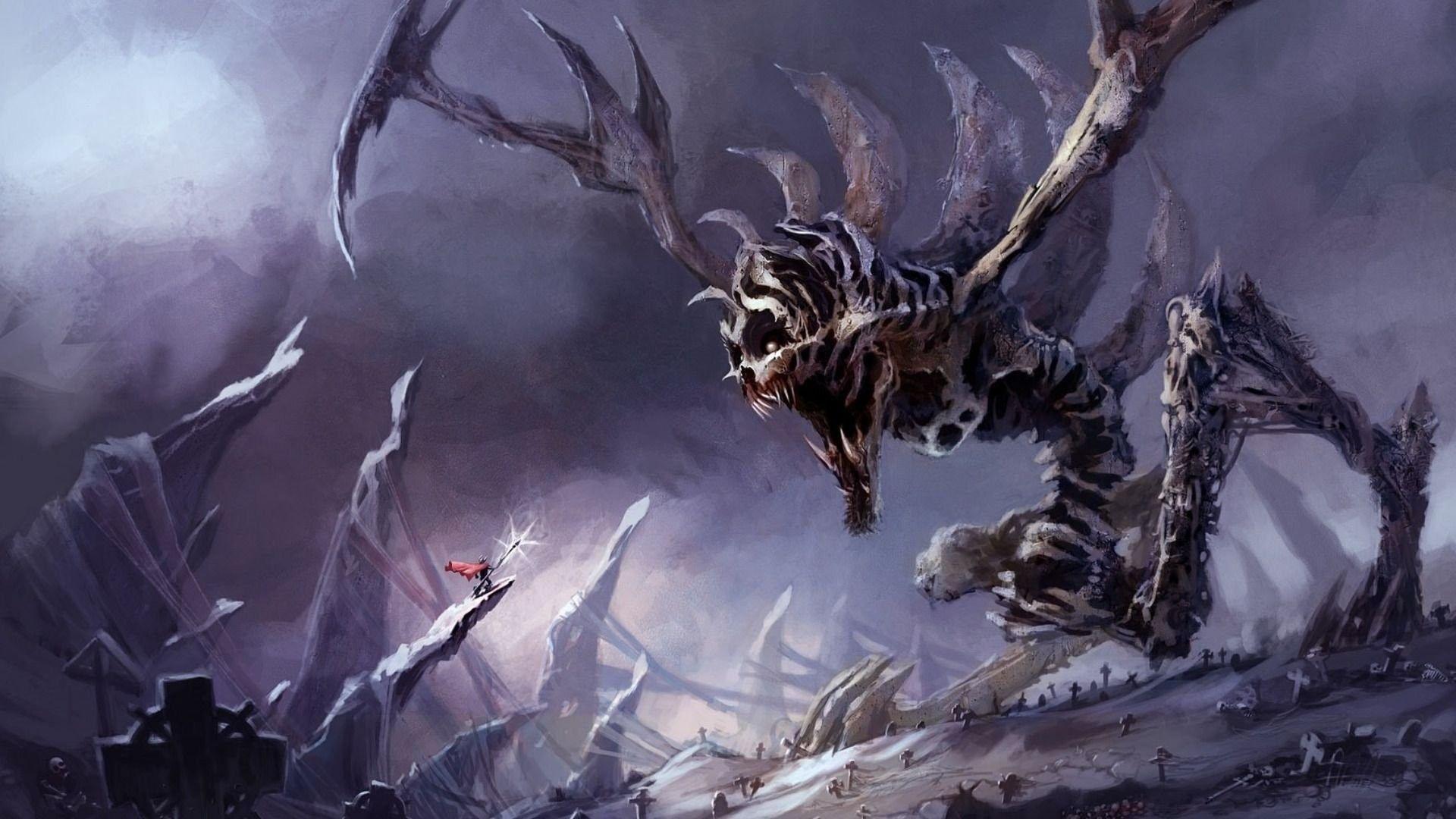 1920x1080 Monstrous Creatures Wallpaper