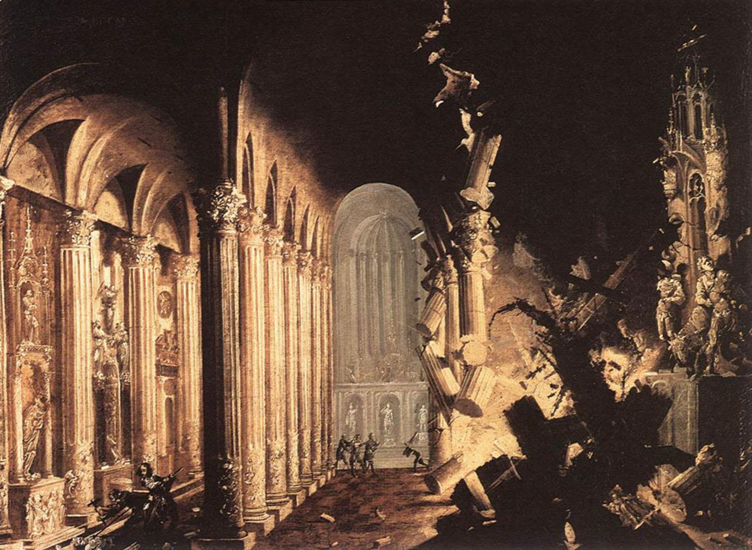 1477x1080 King Asa Of Juda Destroying The Idols