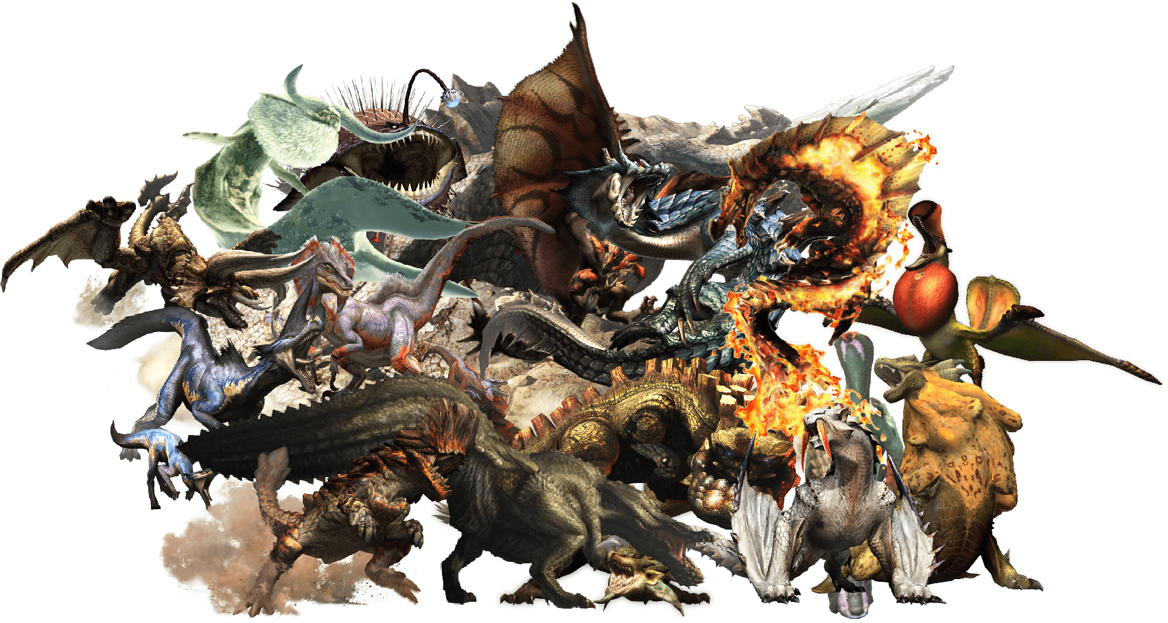 1702x908 Monster Hunter 4 Wallpaper