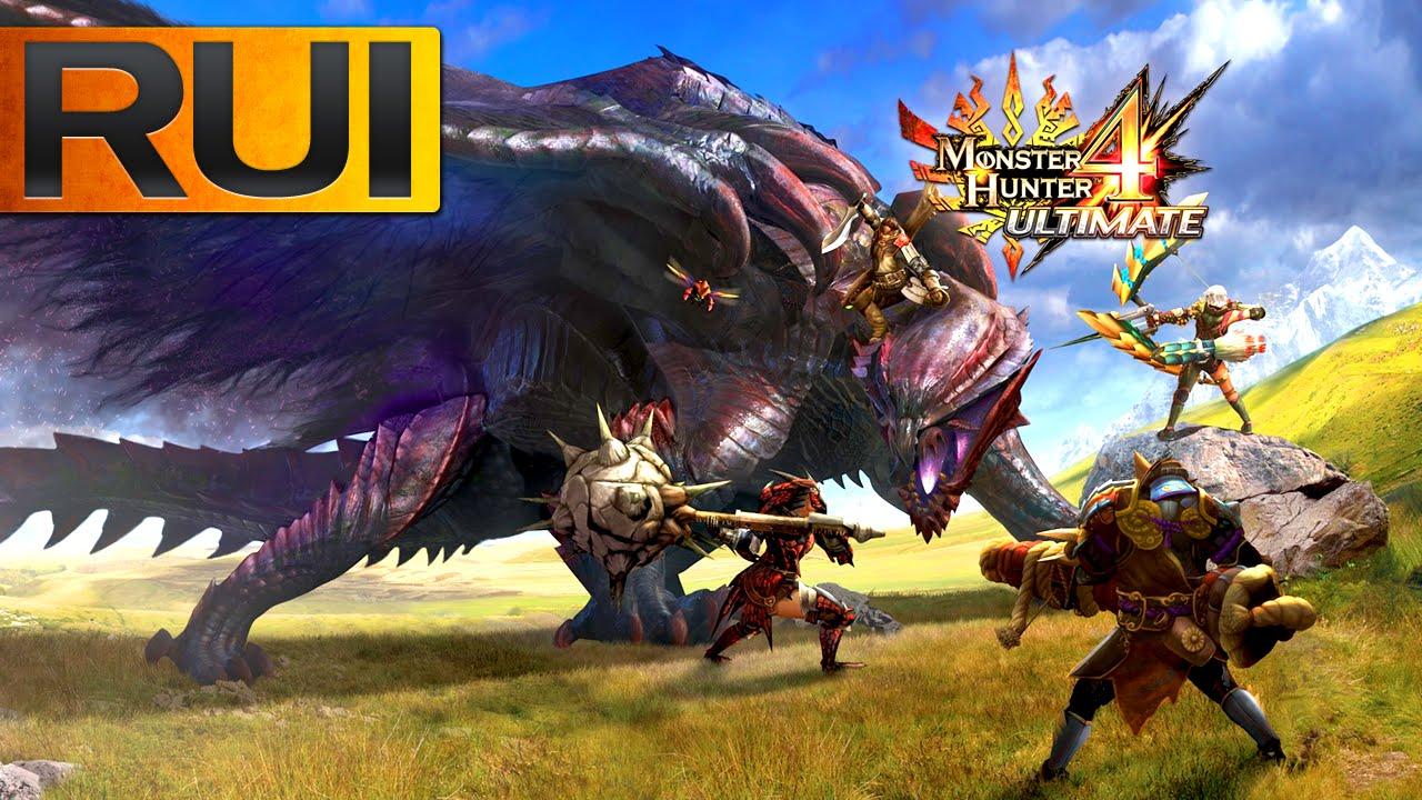 1280x720 Monster Hunter 4 Ultimate. New 3DS Monster Hunter Gameplay