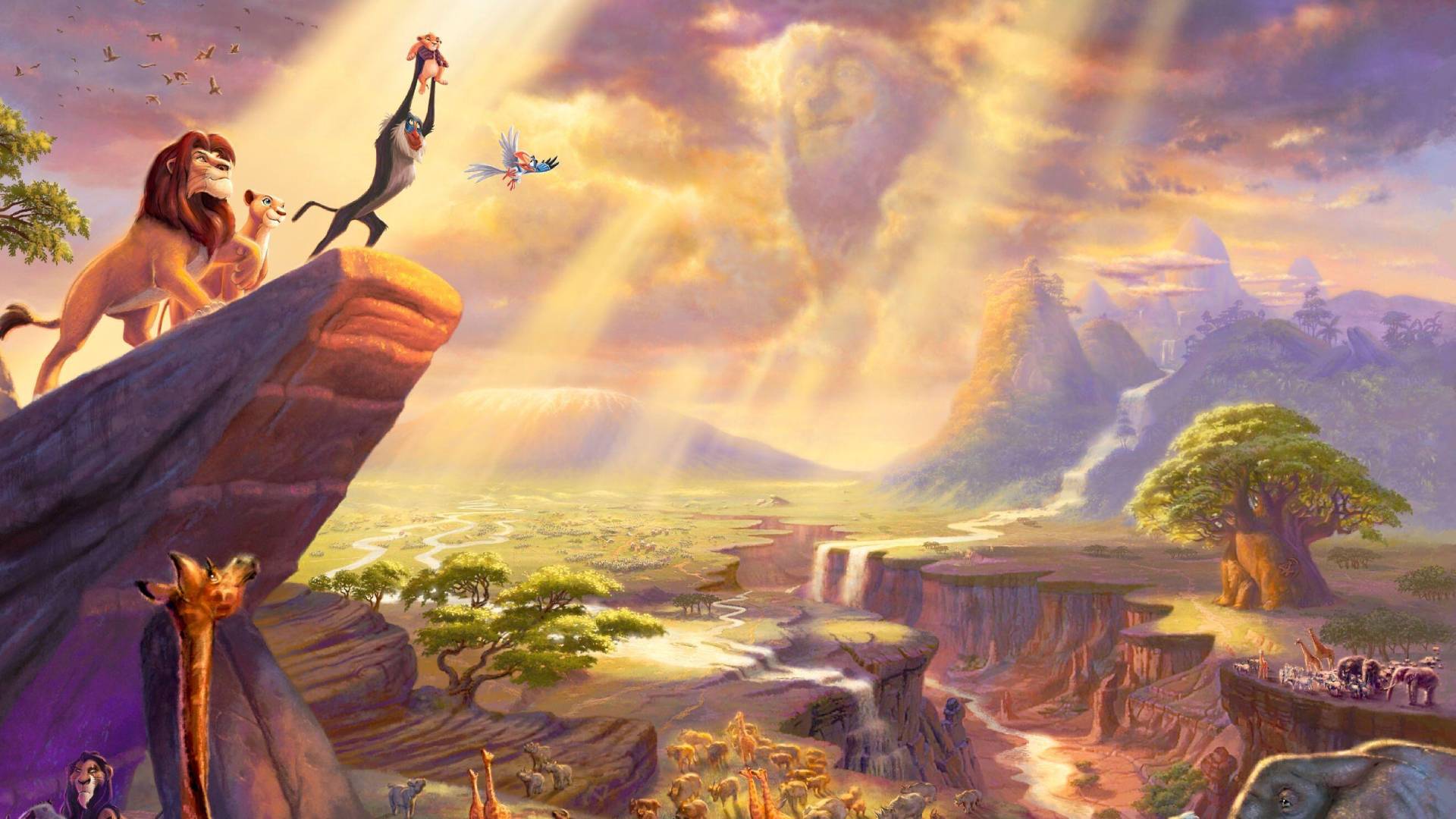 1920x1080 The Lion King Anime Background