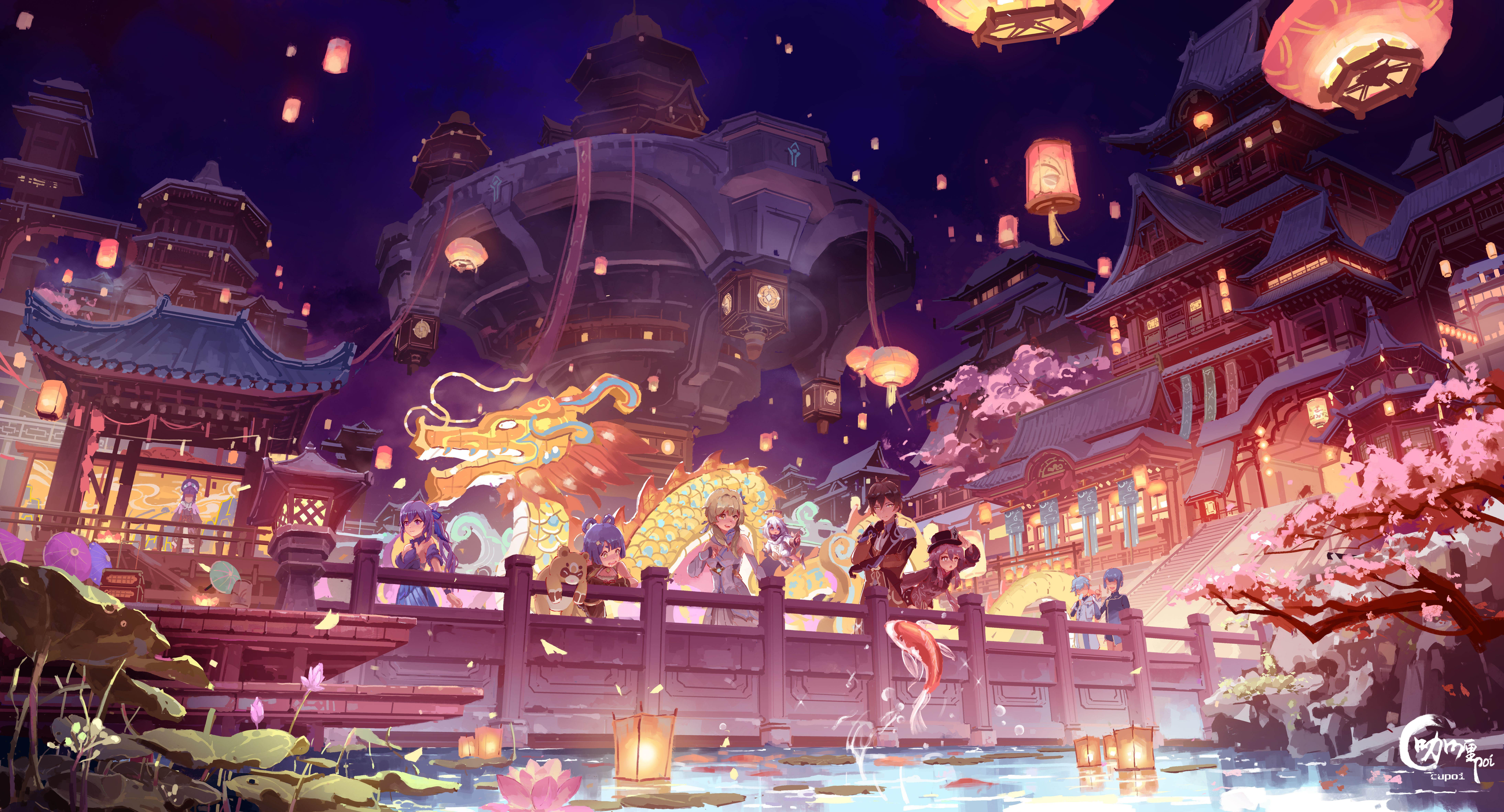 8756x4728 Video Game Genshin Impact 8k Ultra HD