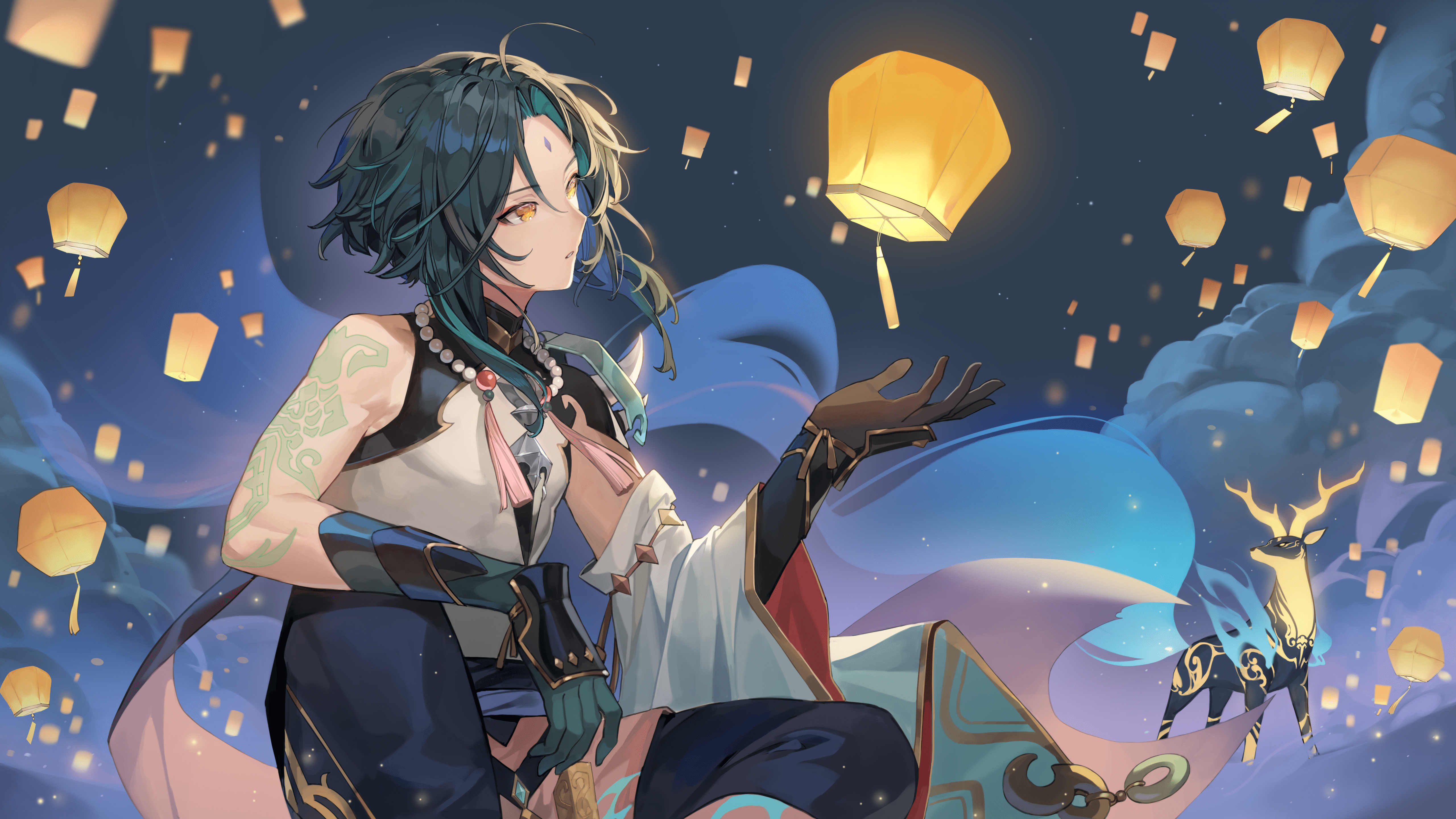 5120x2880 Lantern Rite (Genshin Impact) HD Wallpaper and Background