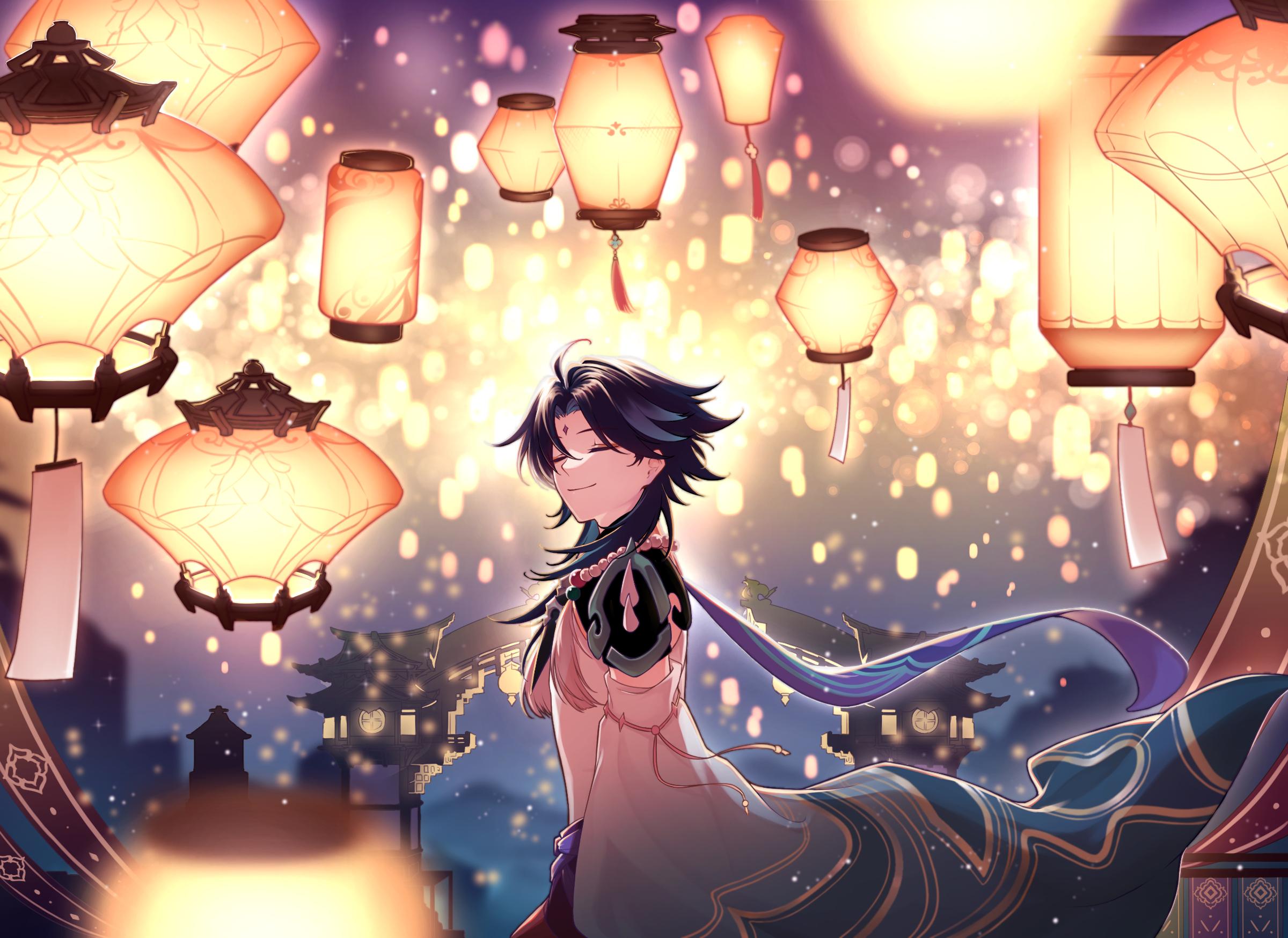 2400x1748 Lantern Rite (Genshin Impact) HD Wallpaper and Background