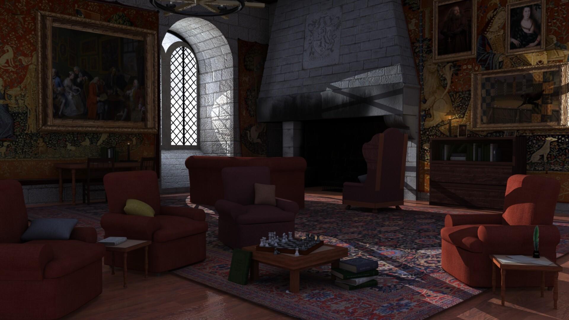 1920x1080 Gryffindor Common Room