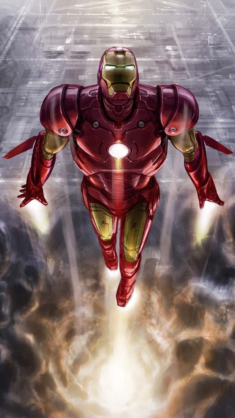 822x1461 Iron Man Vertical Fly IPhone Wallpaper Wallpaper : iPhone Wallpaper