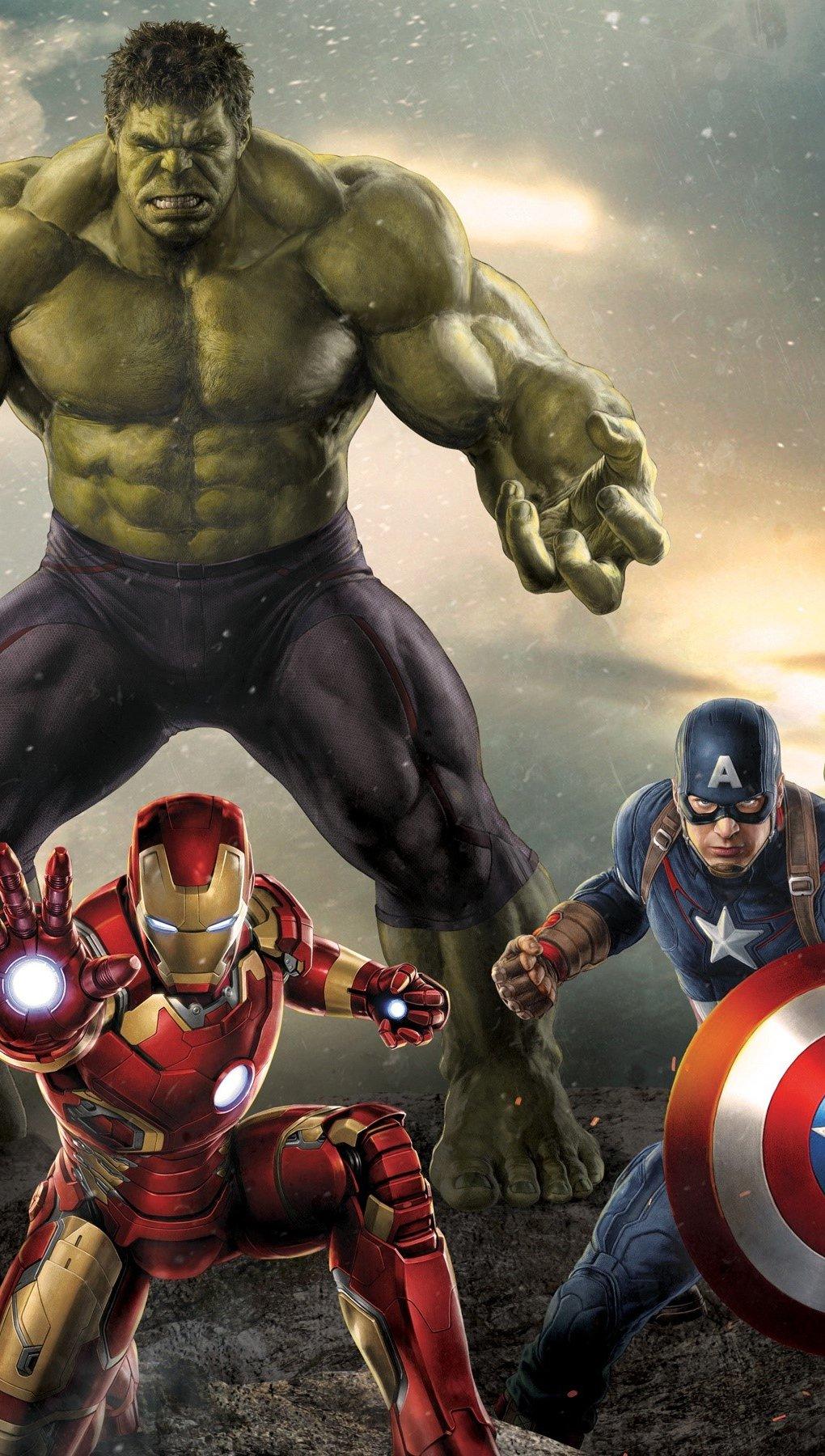 1020x1800 All the avengers Wallpaper