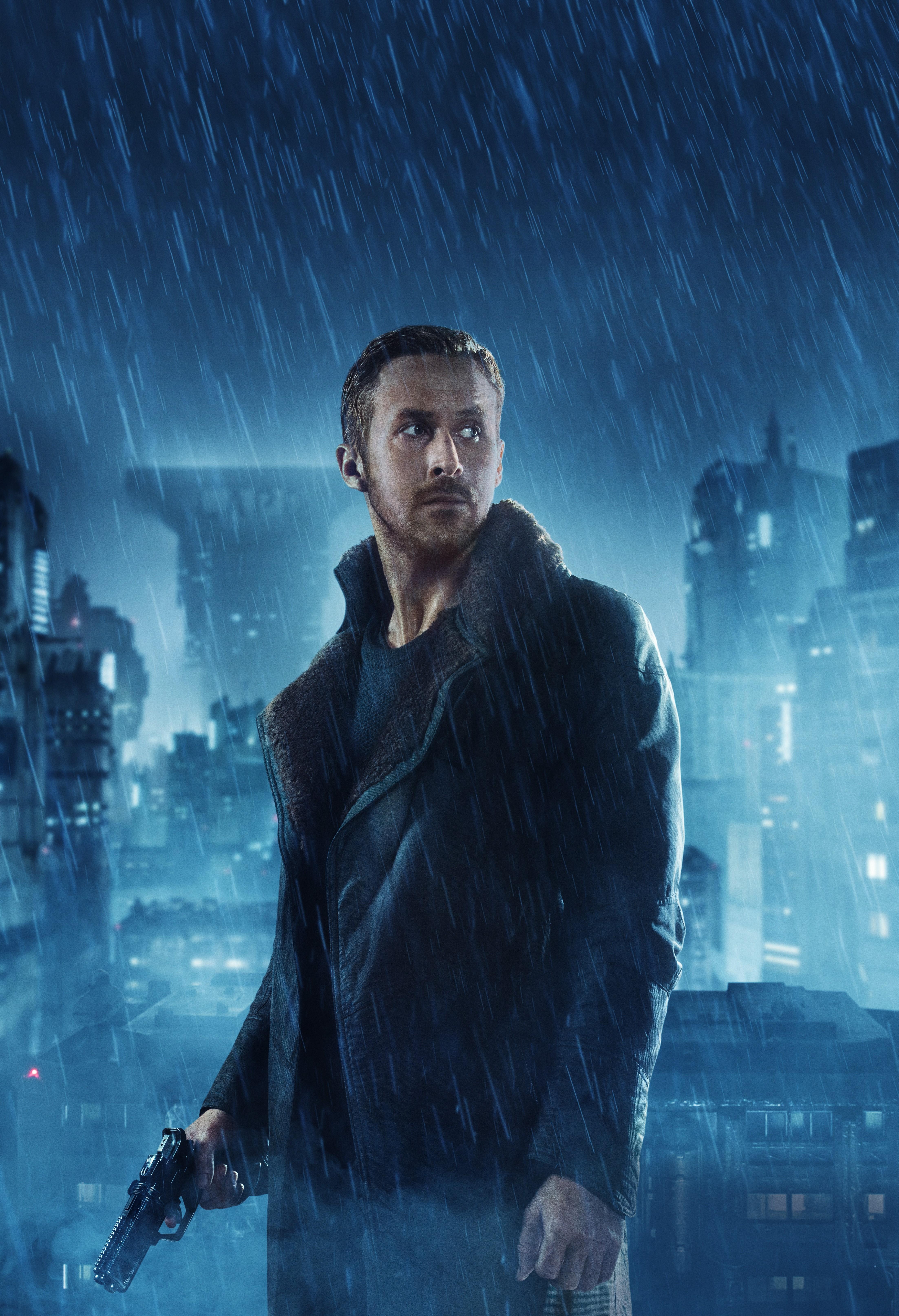 4410x6457 4K, Blade Runner Rain, Men, Pistols, Ryan Gosling Gallery HD Wallpaper