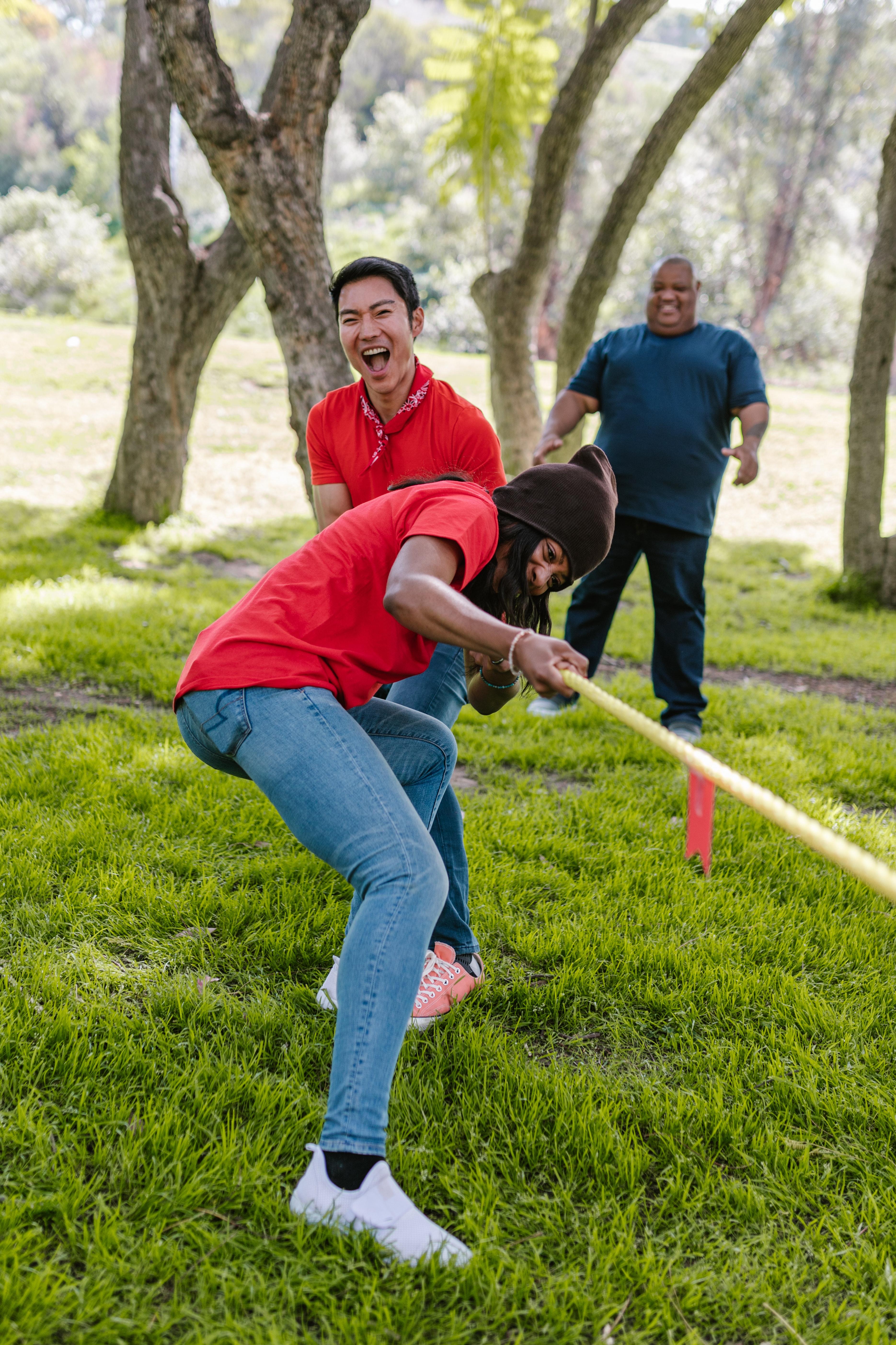 3740x5610 Group Of People Doing Tug Of War · Free