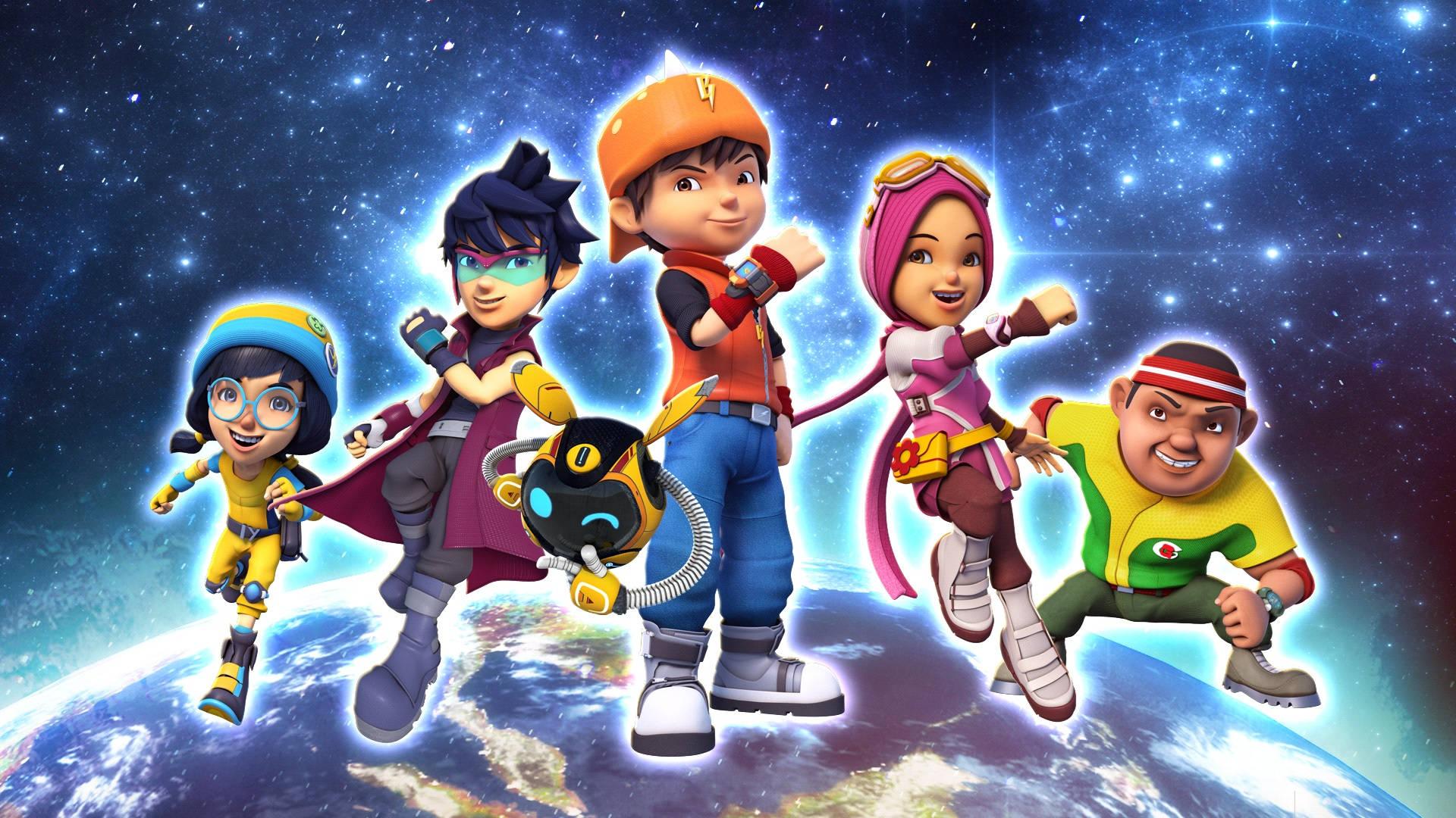 1920x1080 Download Boboiboy With His Gang Wallpaper
