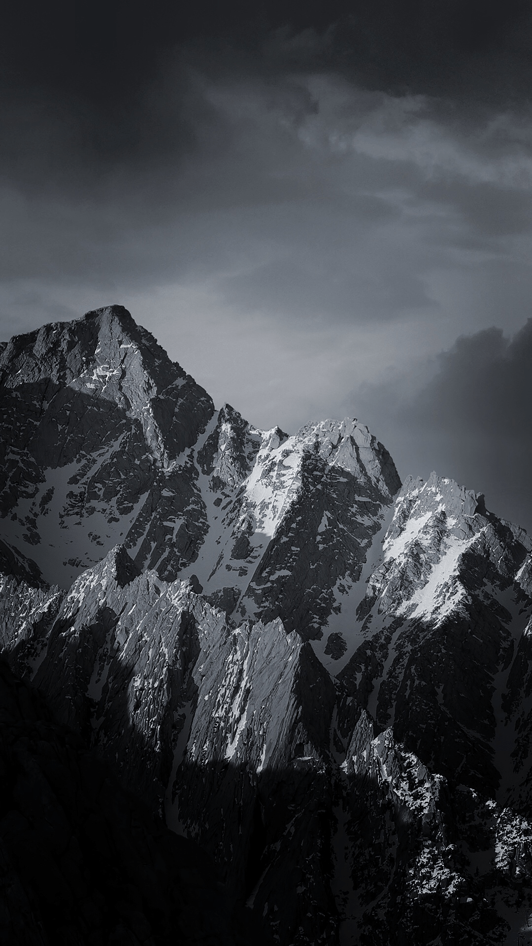 1080x1920 Dark Mountain iPhone Wallpaper