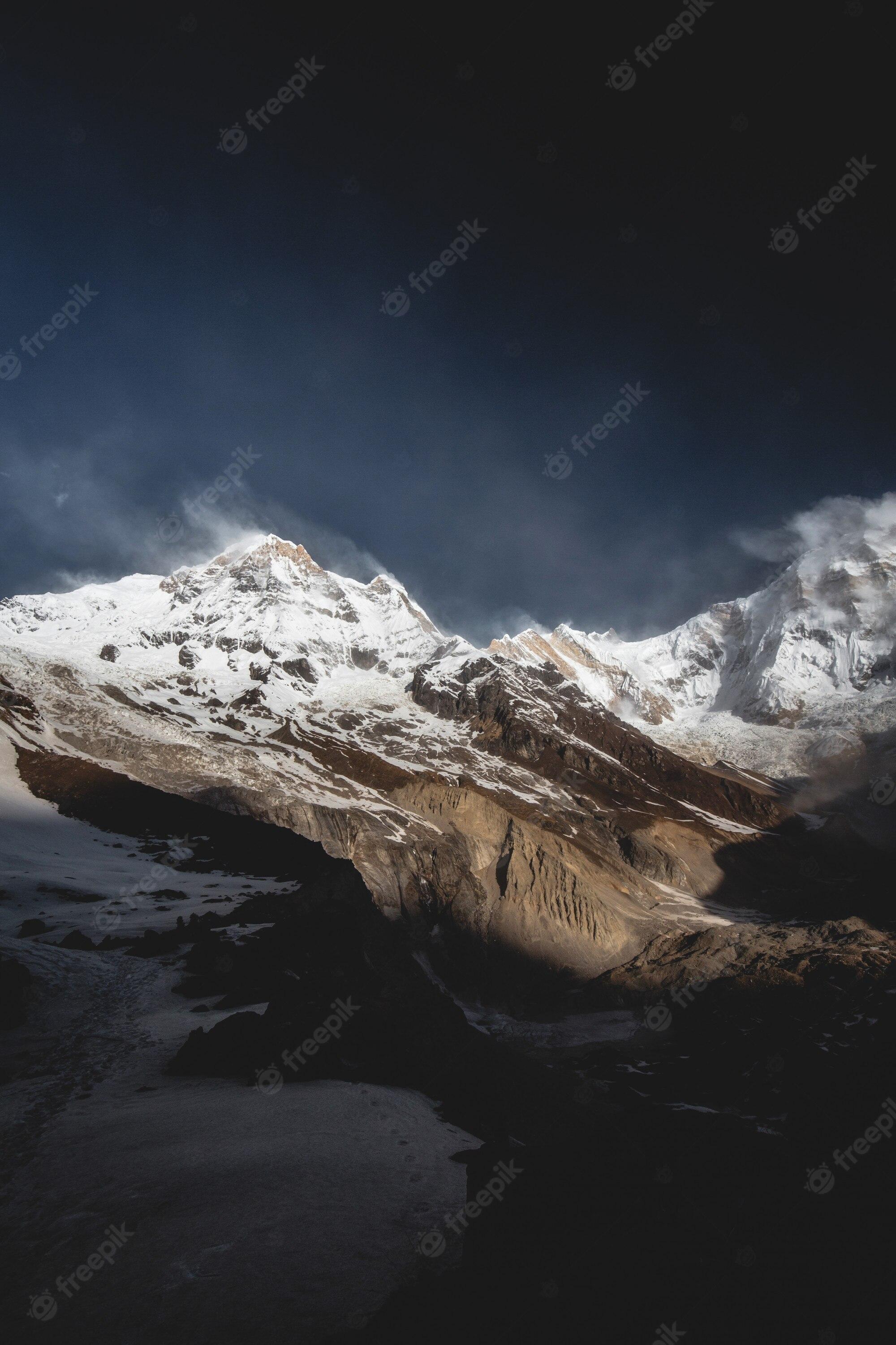 2000x3000 Dark Mountain Wallpaper Image