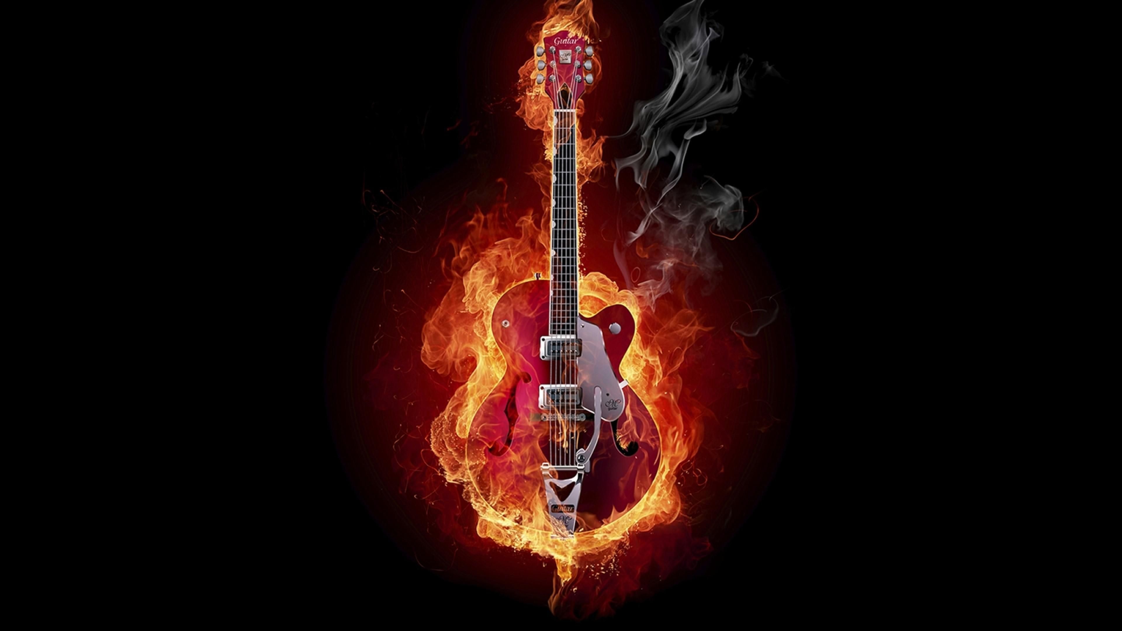 3840x2160 Gibson Guitar Wallpaper HD