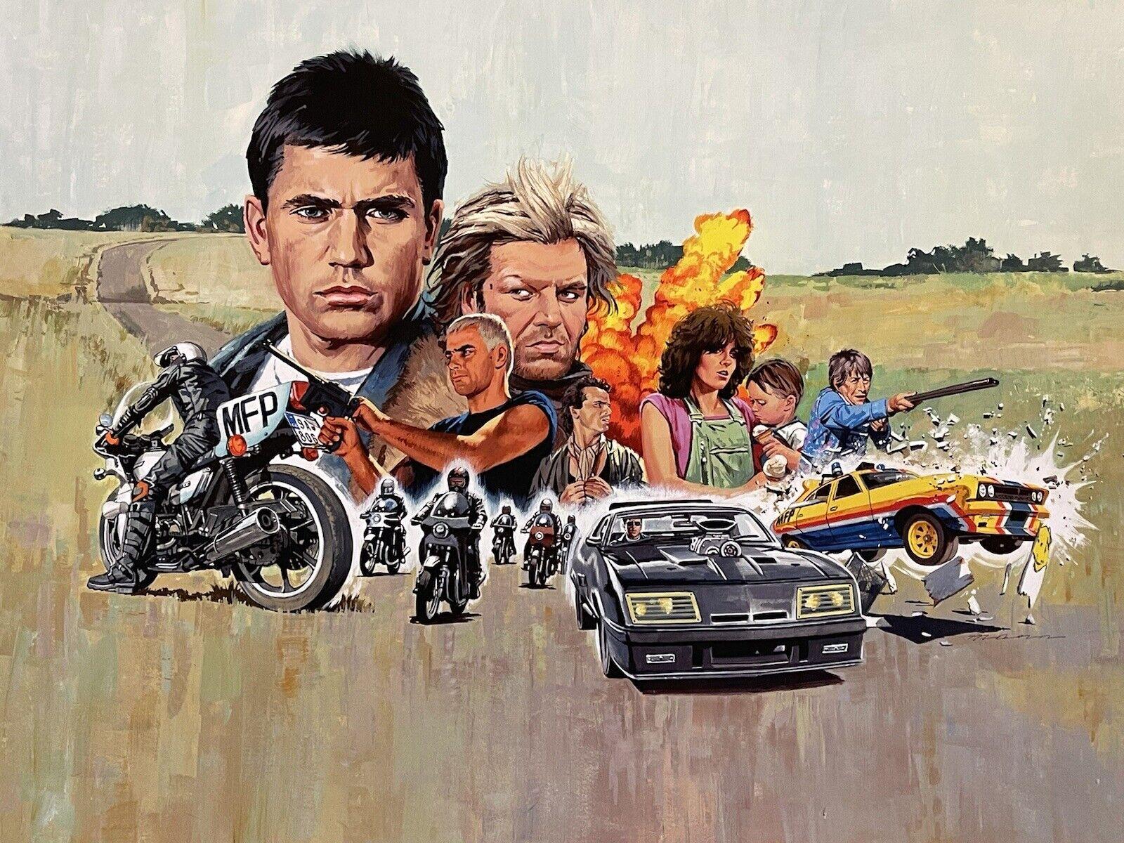 1600x1200 Mad Max Mel Gibson George Miller Movie Variant Art Print Poster Mondo Paul Mann