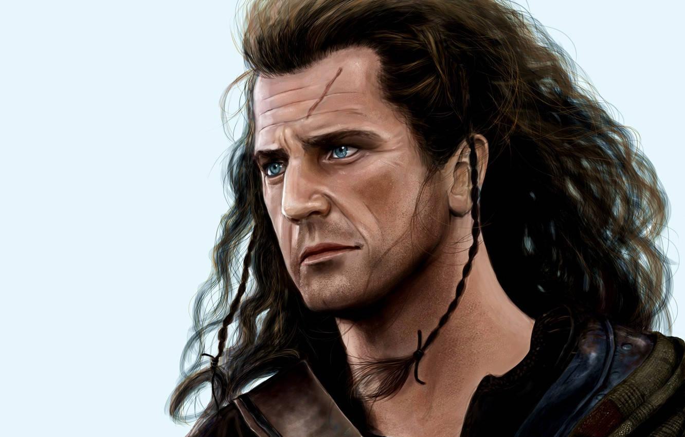1332x850 Download Mel Gibson Braveheart Digital Art Wallpaper