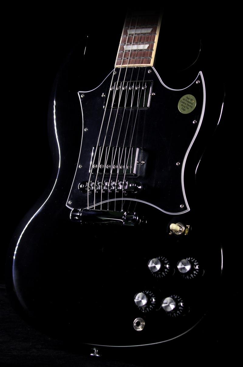 800x1209 Used 2014 Gibson SG Standard Electric Guitar Ebony. The Music Zoo