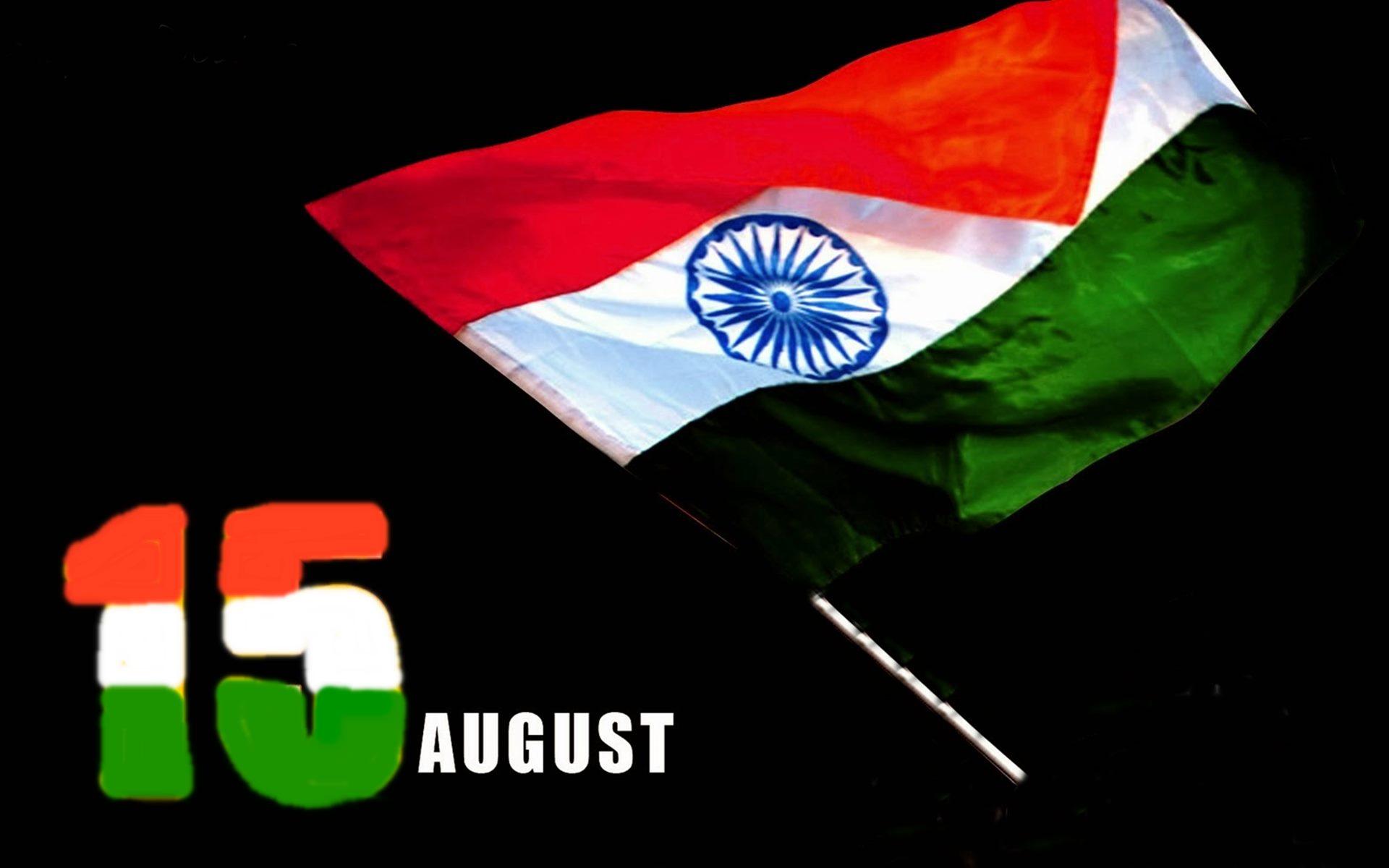 1920x1200 August Indian Independence Flag Wallpaper