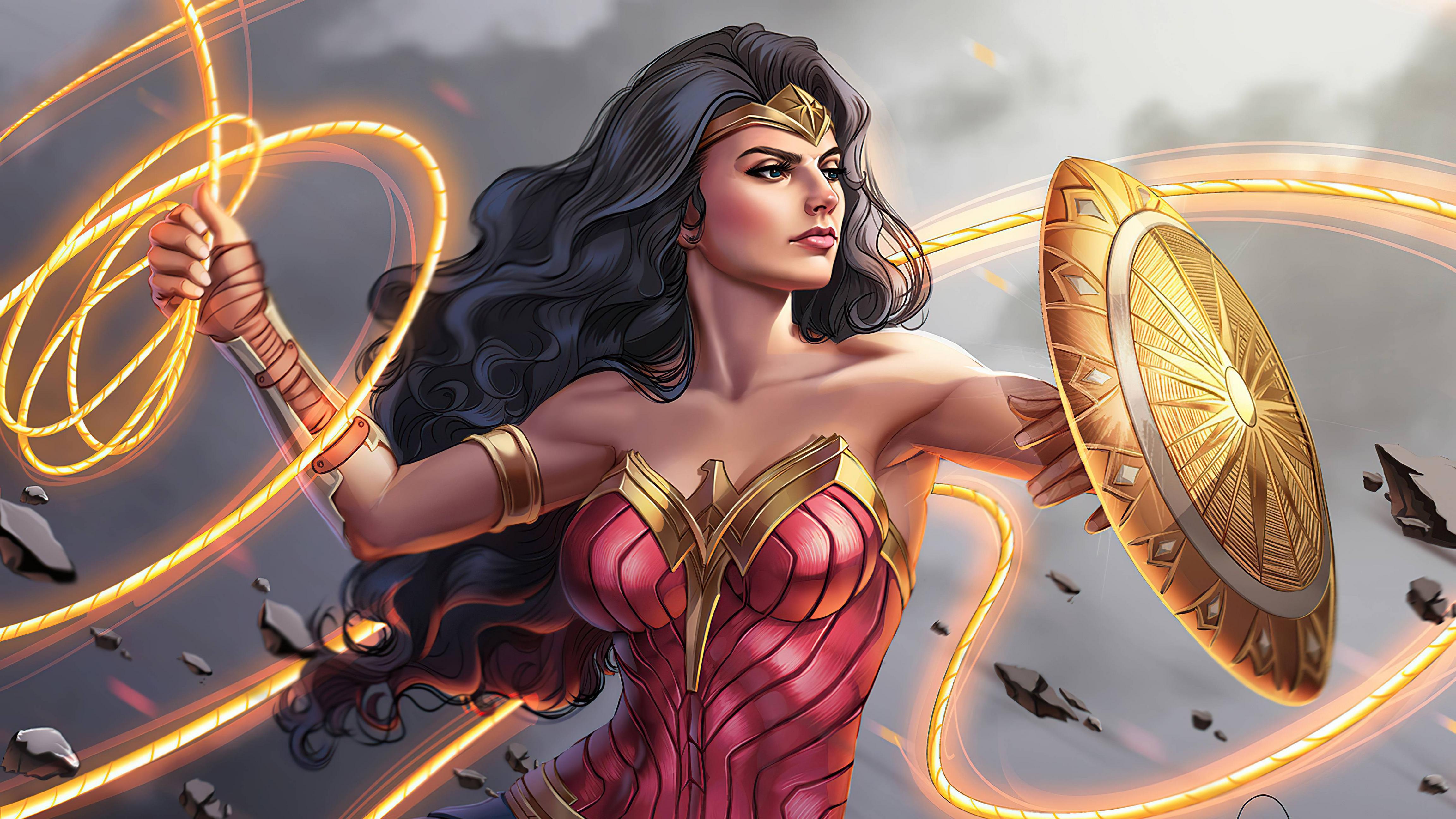 4608x2592 Wonder Woman Lasso 4k, HD Superheroes, 4k Wallpaper, Image, Background, Photo and Picture