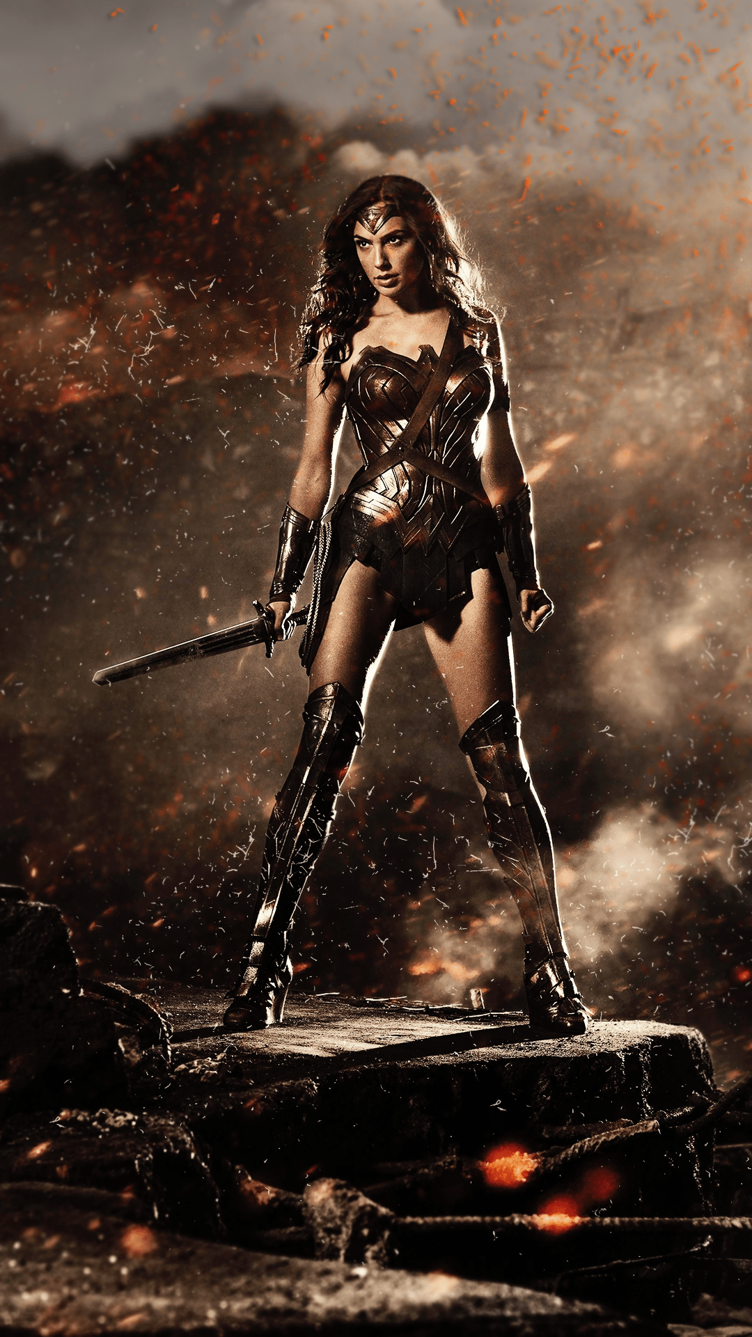 1080x1920 Wonder Woman Home Screen Wallpaper