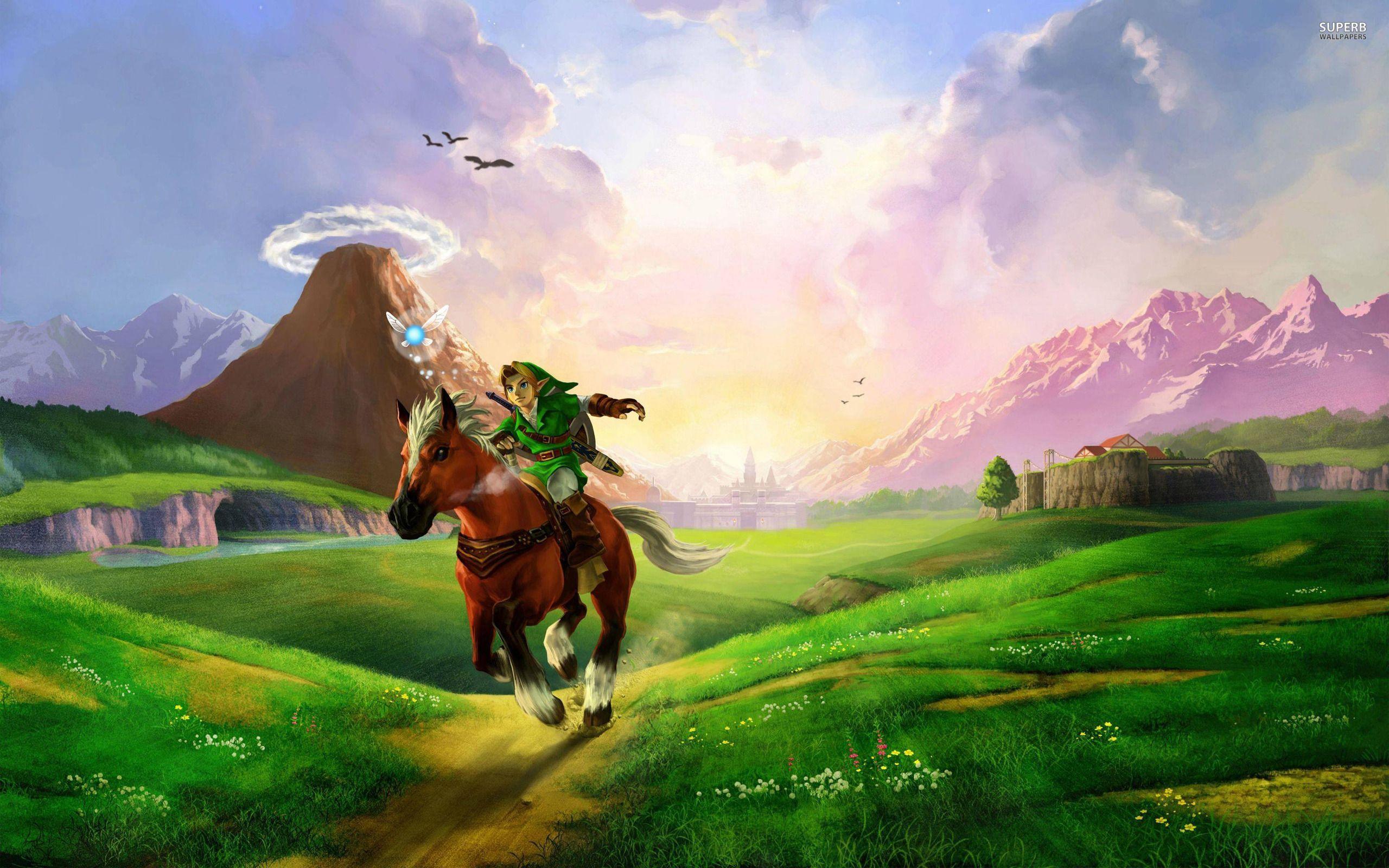 2560x1600 Ocarina of time 3D wallpaper