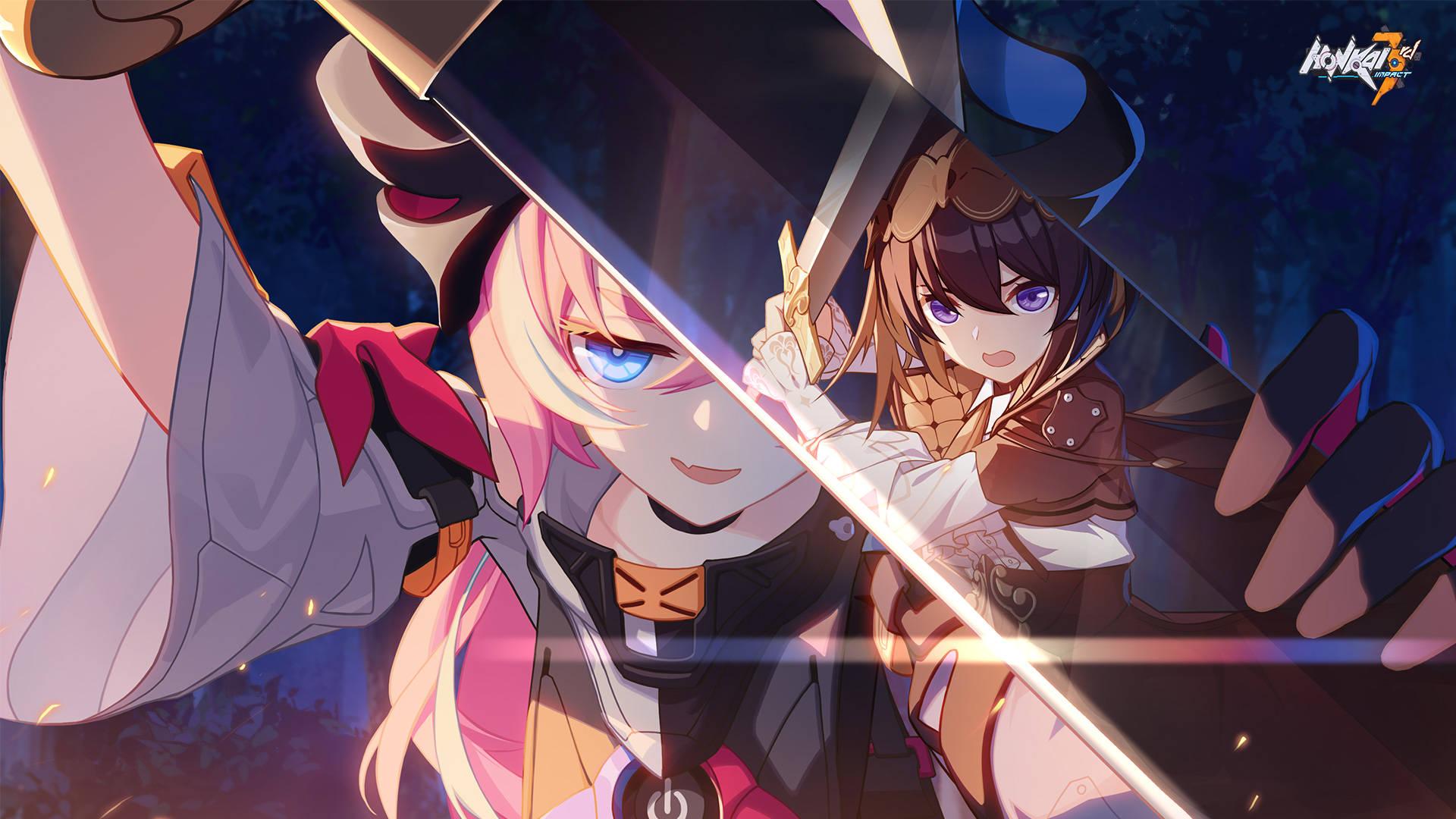 1920x1080 Download Honkai Impact Seele Vs Roza Wallpaper