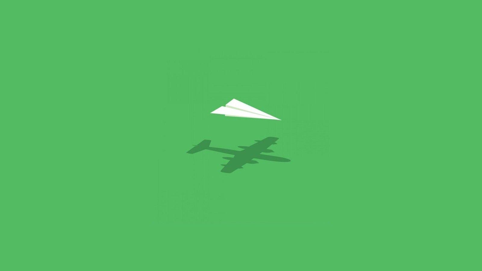 1600x900 Paper Plane Minimalism 1600x900 Resolution HD 4k Wallpaper