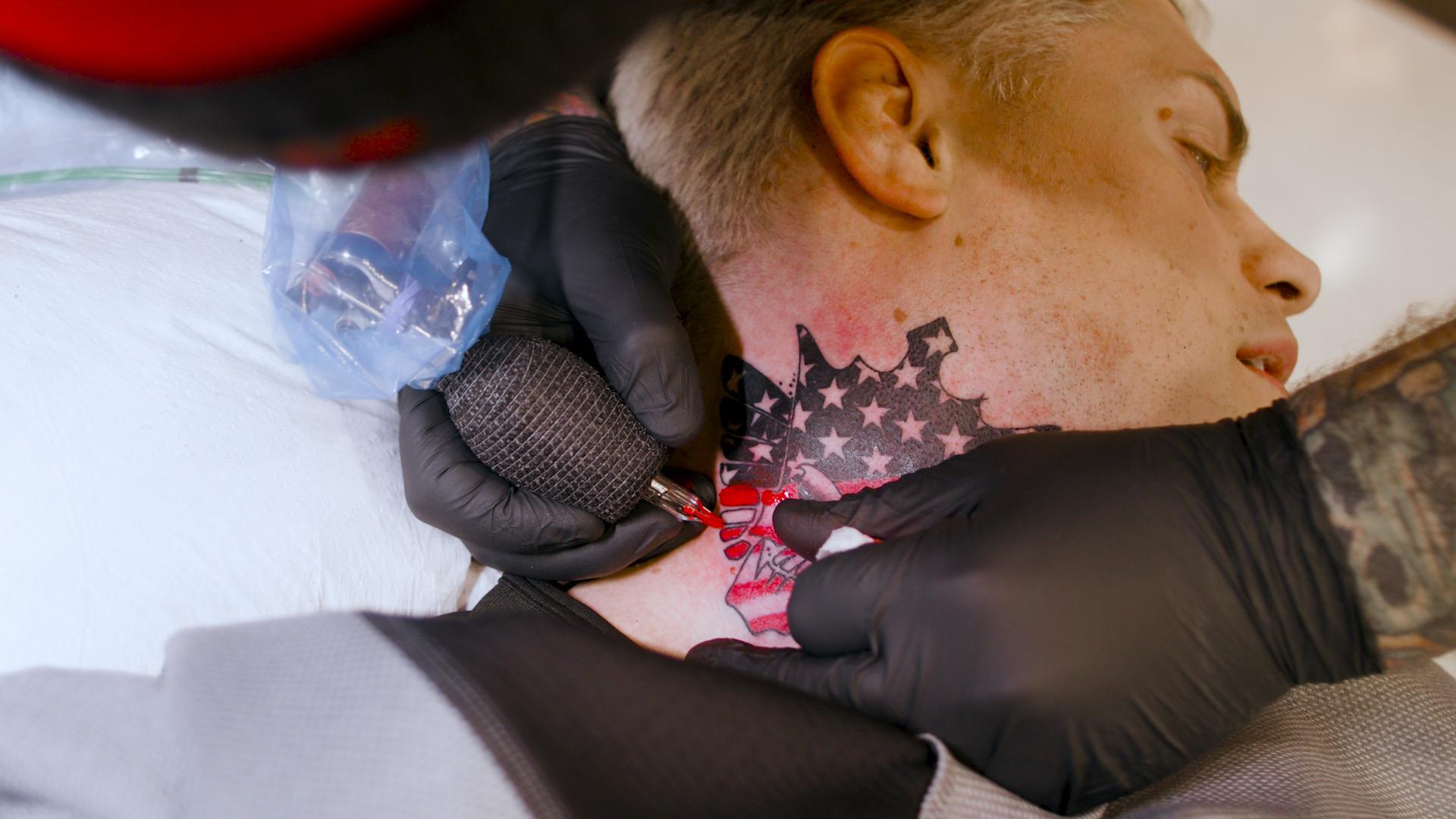1920x1080 Cody Rhodes debuted daring new neck tattoo at AEW Revolution and wrestling fans are melting down about it