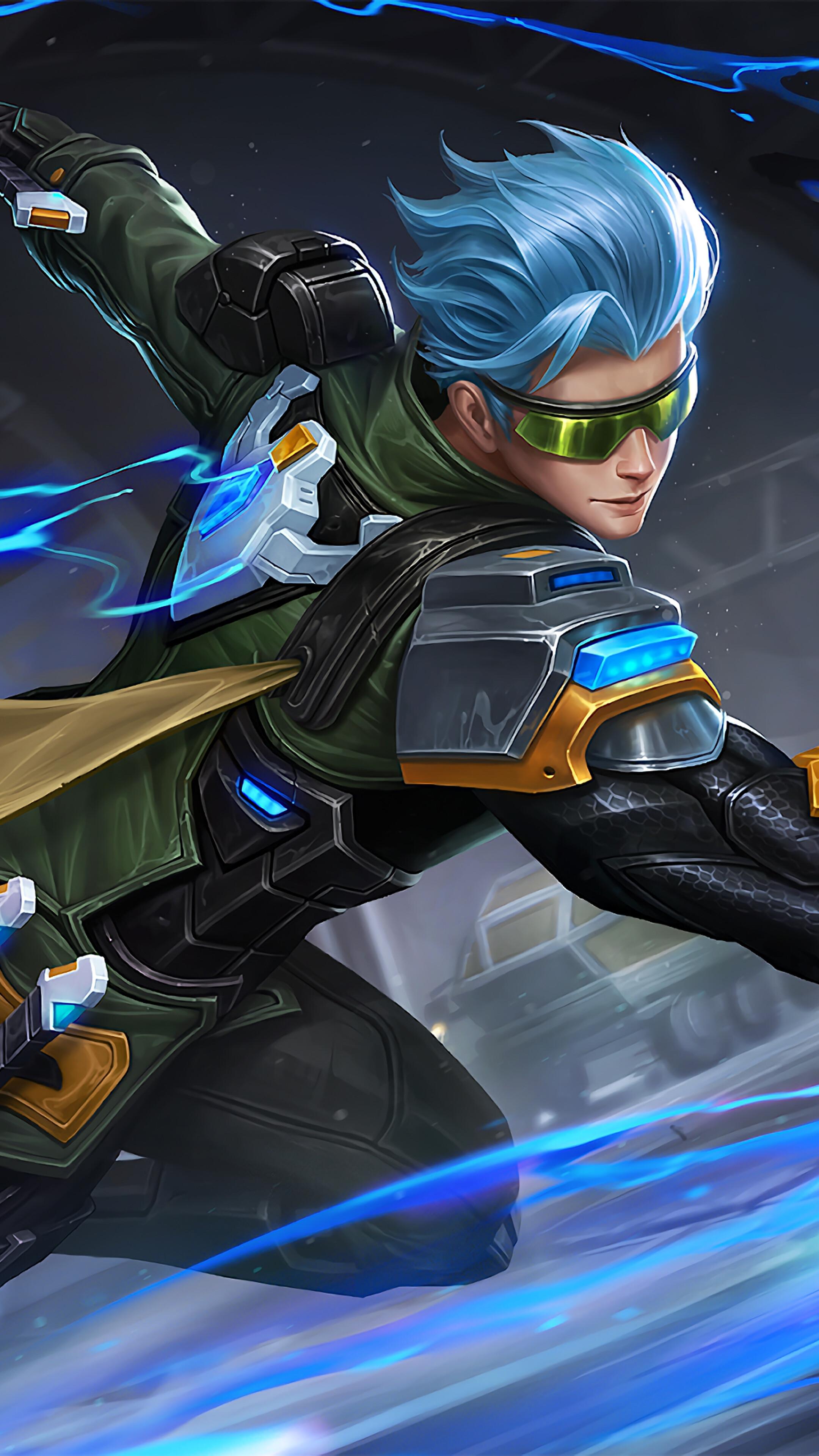 2160x3840 Gusion, Cyber Ops, Skin, Mobile Legends, 4k Gallery HD Wallpaper