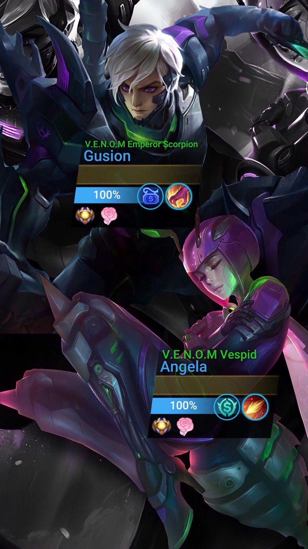 Gusion Venom Wallpapers Top Free Gusion Venom Backgrounds WallpaperAccess