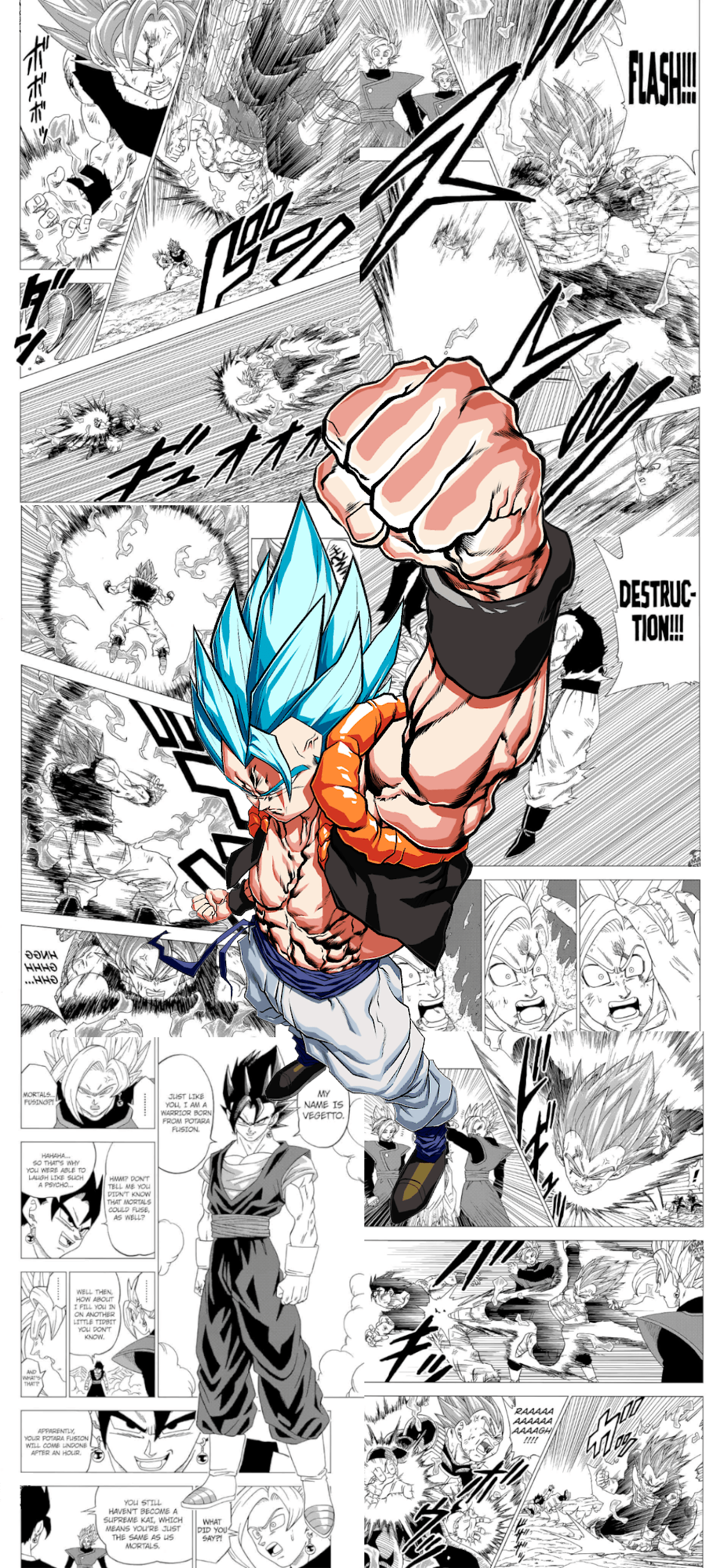 Trying to color in every panel in the DBZ manga. This is what I